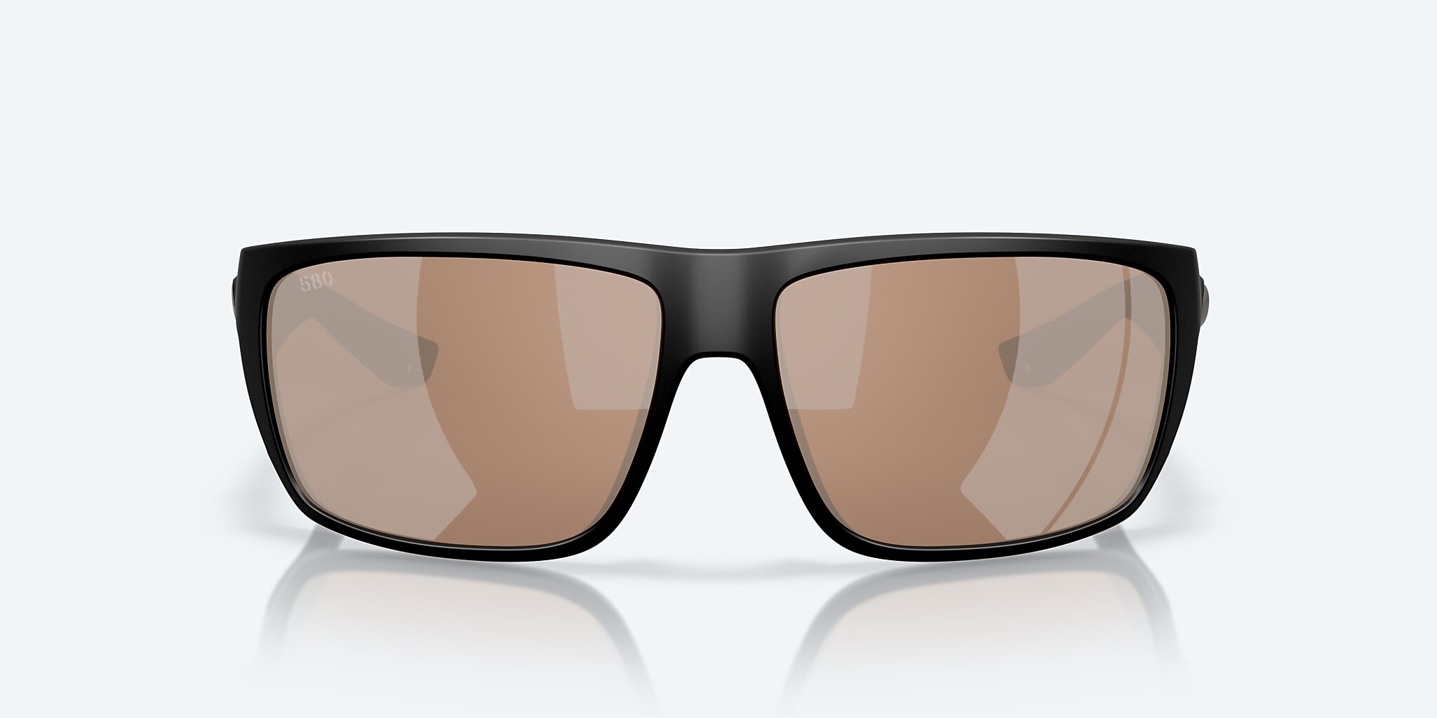 Sunglasses Costa Fly Line L (64-13) with Copper Silver Mirror lens and Matte Black frame Image 2 of 7