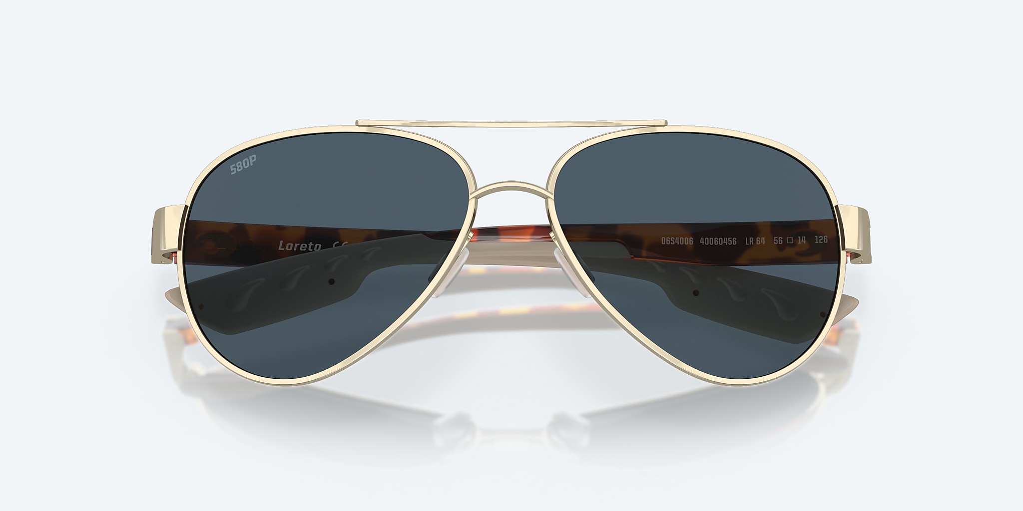 Sunglasses Costa Loreto M (56-14) with Gray lens and Rose Gold frame Image 5 of 7 Sunglasses Costa Loreto M (56-14) with Gray lens and Rose Gold frame Image 5 of 7