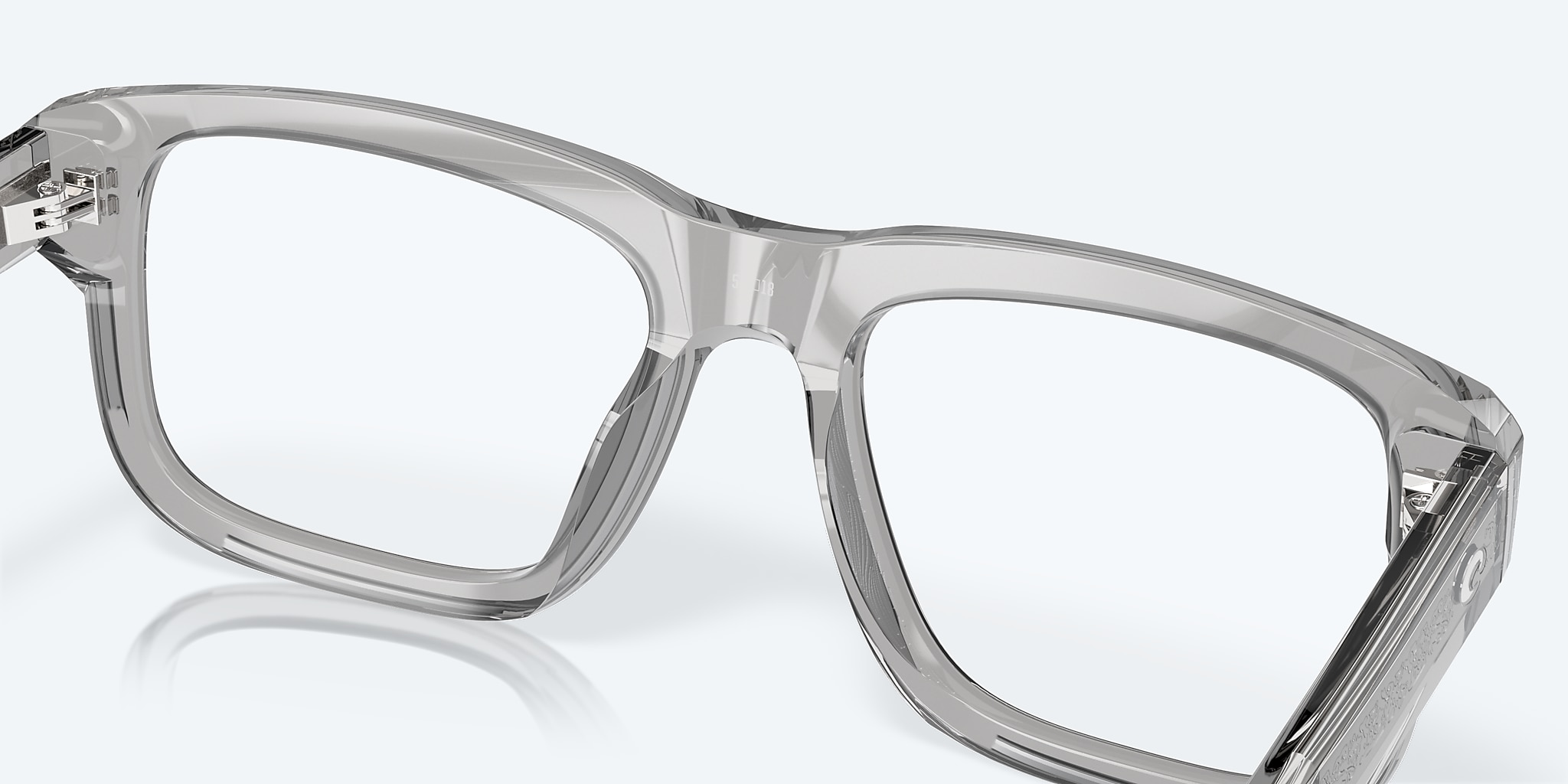 Eyeglasses Costa Mariana Trench  420 S (52-18) with Demo Lens lens and Smoke Crystal frame Image 7 of 7 Eyeglasses Costa Mariana Trench  420 S (52-18) with Demo Lens lens and Smoke Crystal frame Image 7 of 7