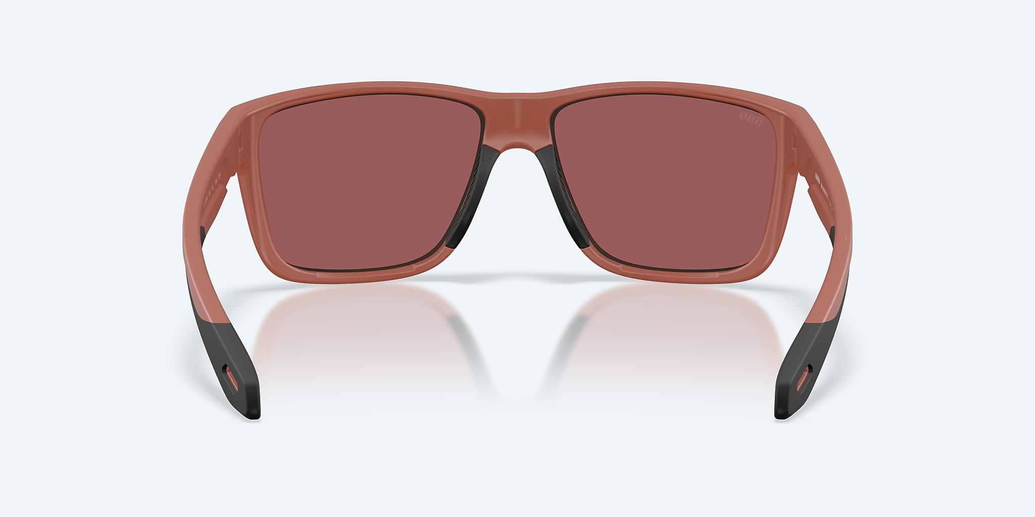 Sunglasses Costa Broadbill II L (58-15) with Gold Mirror lens and Matte Terra Cotta frame Image 4 of 7