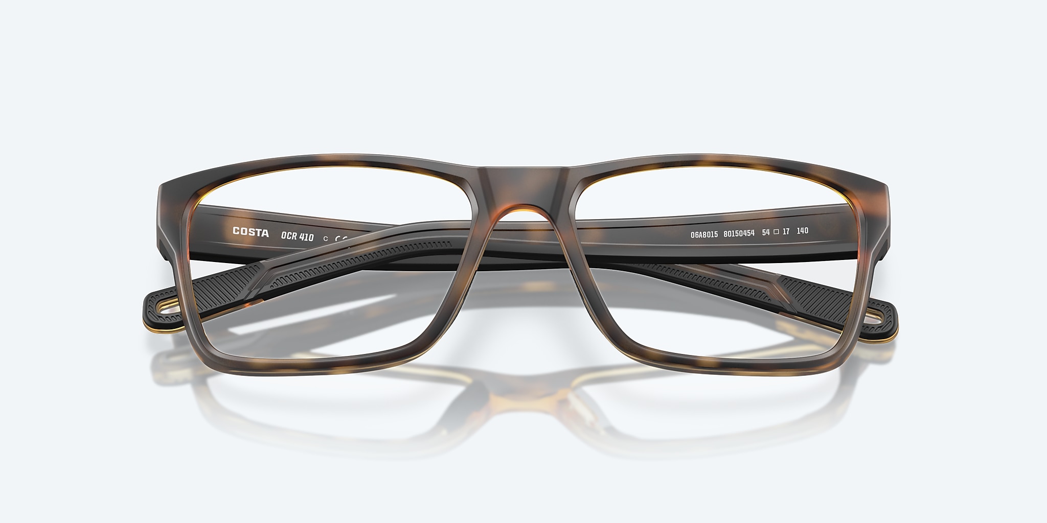 Eyeglasses Costa Ocean Ridge 410 S (52-17) with Demo Lens lens and Matte Tortoise frame Image 5 of 7 Eyeglasses Costa Ocean Ridge 410 S (52-17) with Demo Lens lens and Matte Tortoise frame Image 5 of 7