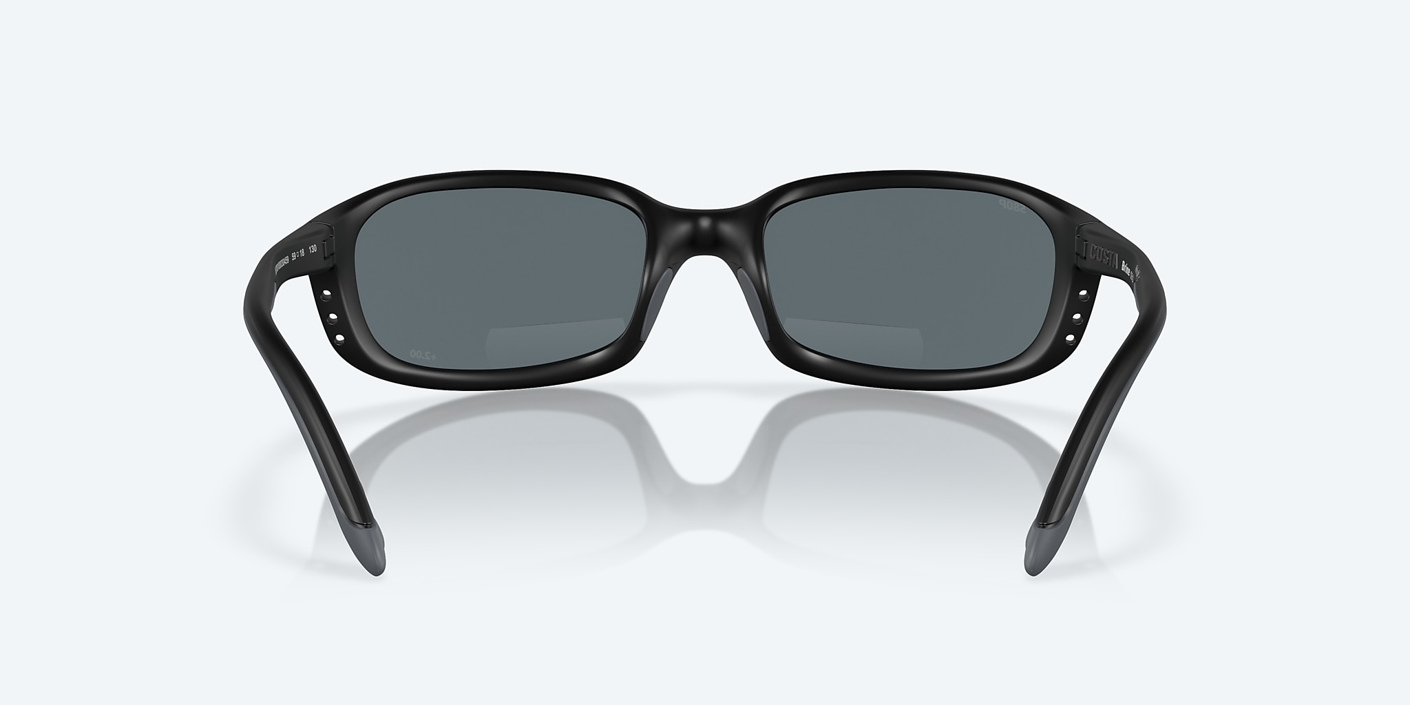 Readers Costa Brine Readers M (59-18) with Blue Mirror lens and Matte Black frame Image 4 of 7 Readers Costa Brine Readers M (59-18) with Blue Mirror lens and Matte Black frame Image 4 of 7