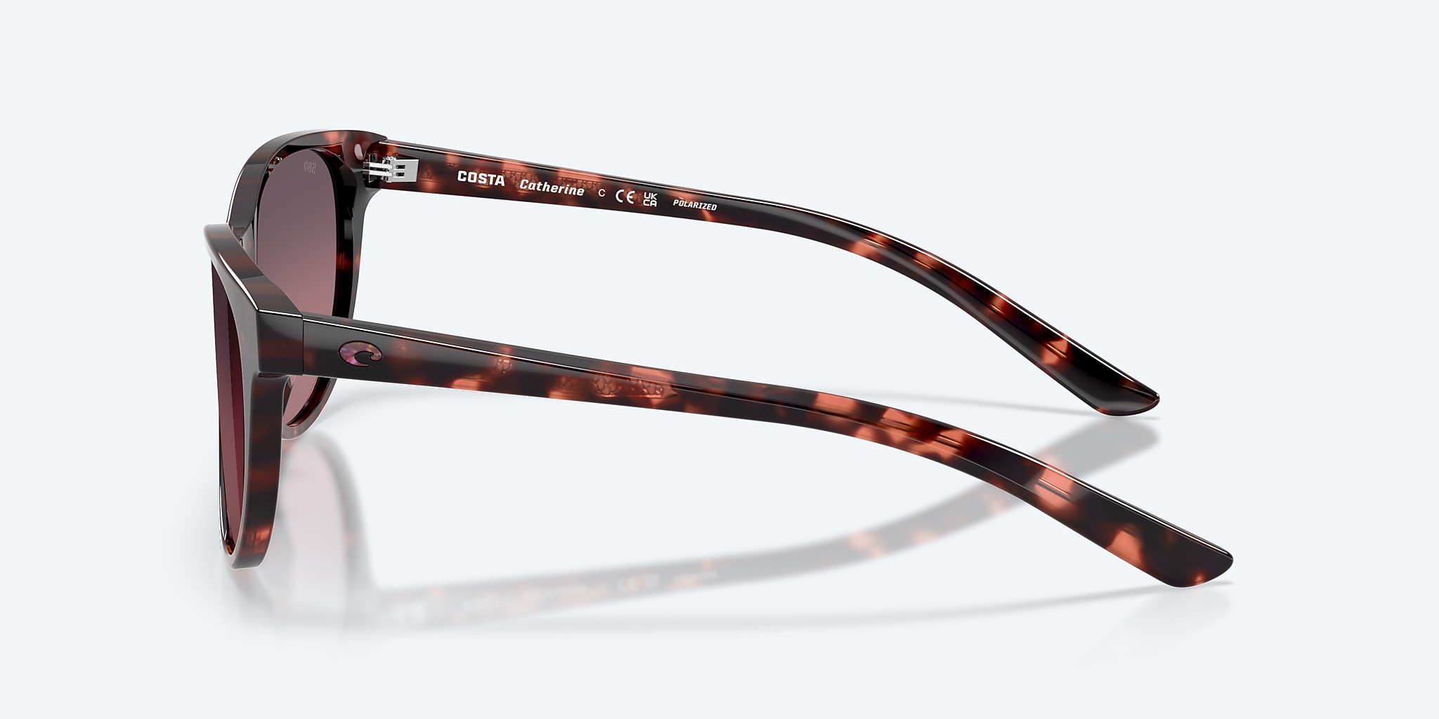 Sunglasses Costa Catherine M (57-17) with Rose Gradient lens and Sunset Tortoise frame Image 3 of 7 Sunglasses Costa Catherine M (57-17) with Rose Gradient lens and Sunset Tortoise frame Image 3 of 7