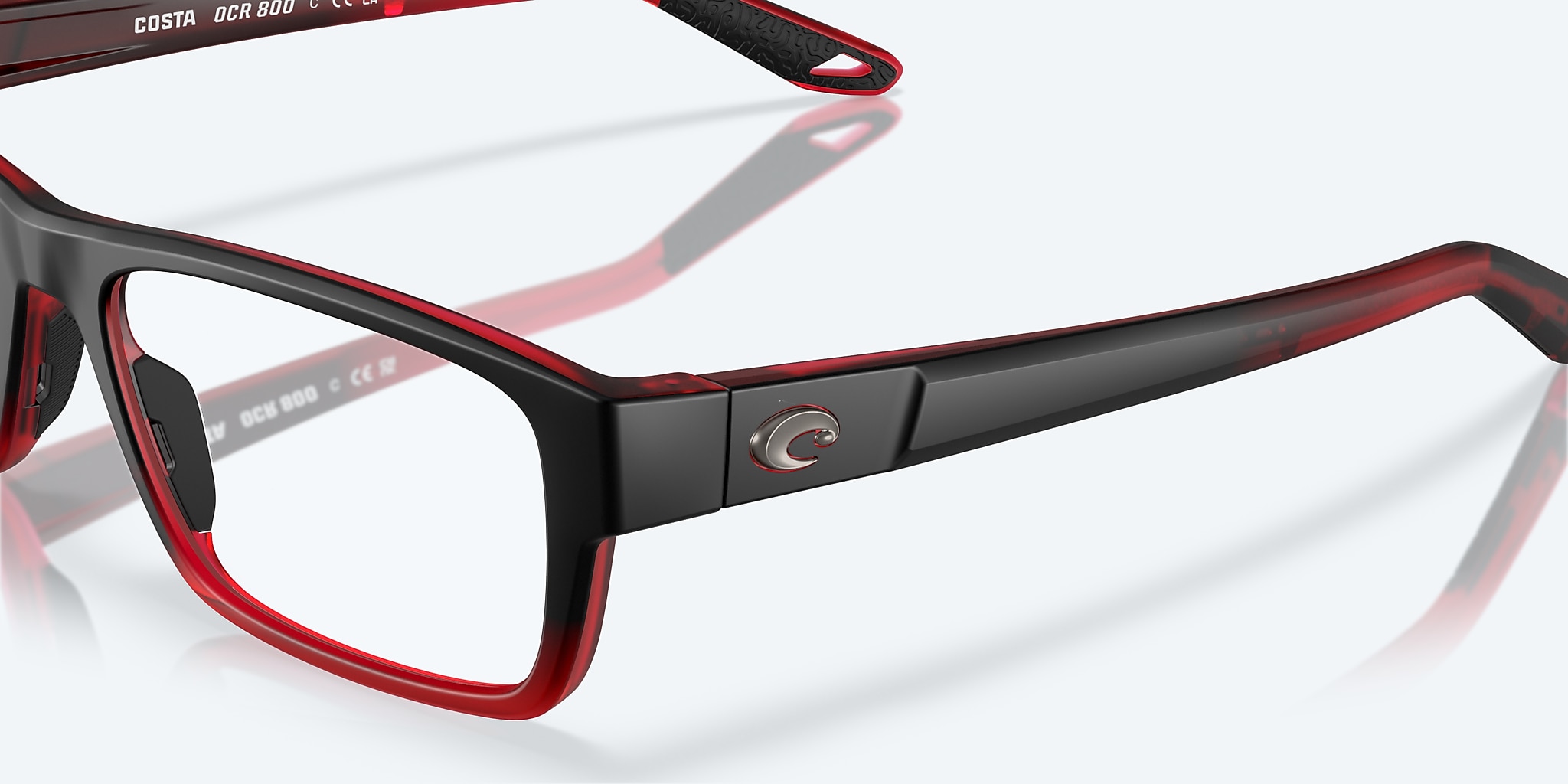 Lentes de Vista Costa Ocean Ridge 800 M (53-17) con Micas de Demostración lente y Cielo rojo montura Imagen 6 de 7 Lentes de Vista Costa Ocean Ridge 800 M (53-17) con Micas de Demostración lente y Cielo rojo montura Imagen 6 de 7