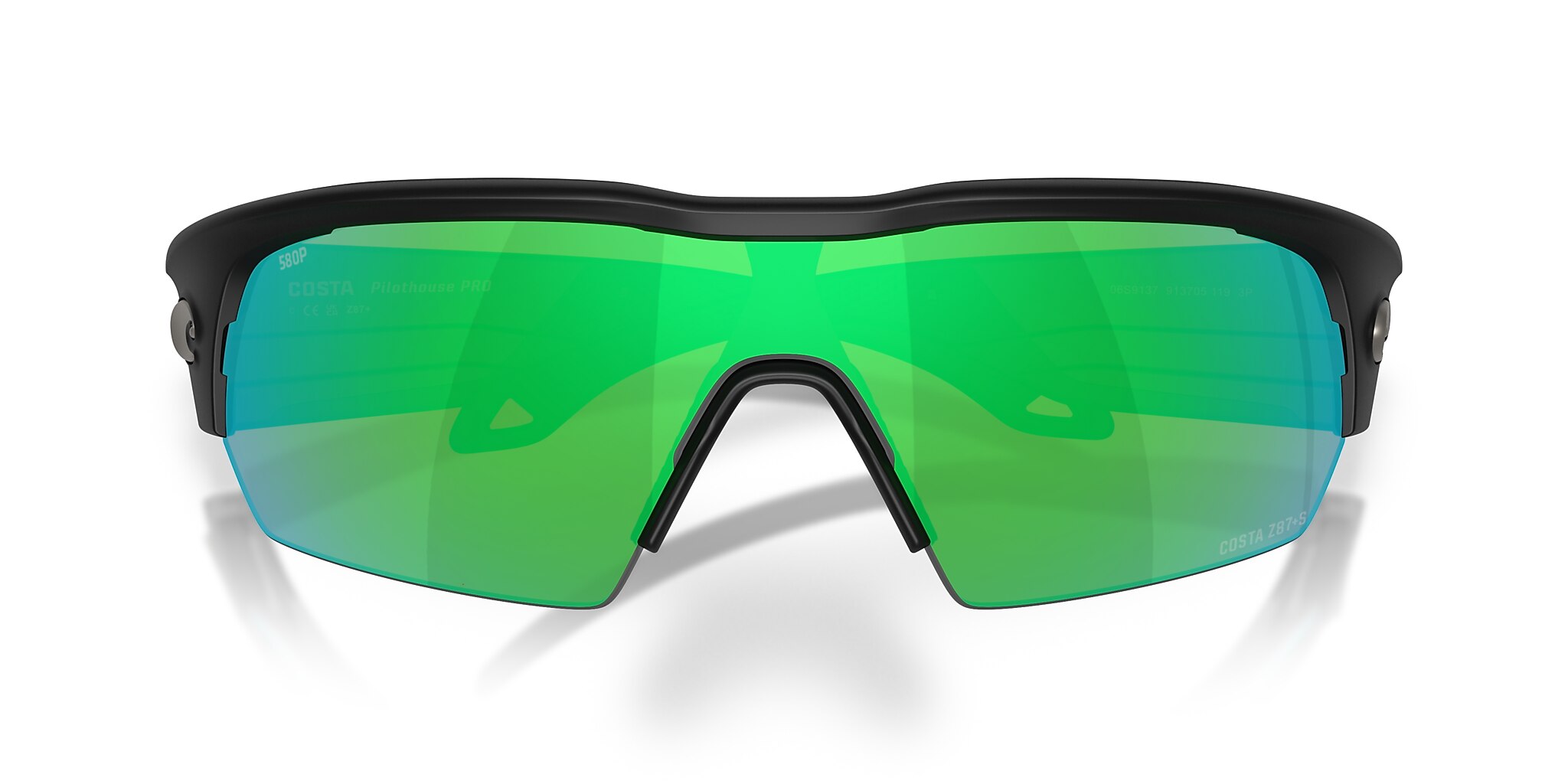 Costa Pilothouse PRO XXL (35-135) with Green Mirror lenses and