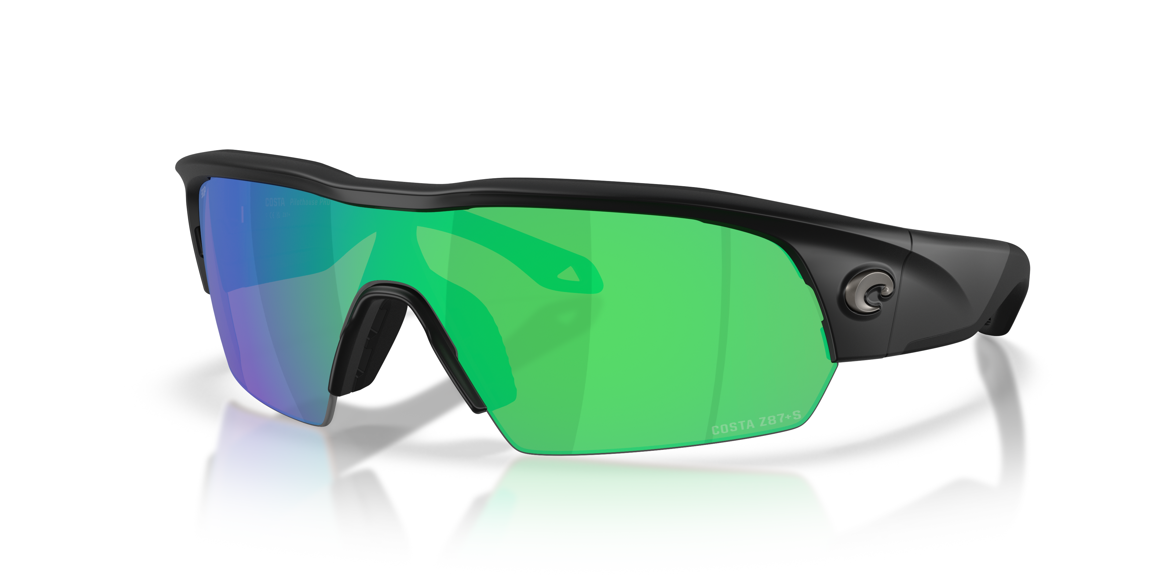 Costa Pilothouse PRO XXL (35-135) with Green Mirror lenses and
