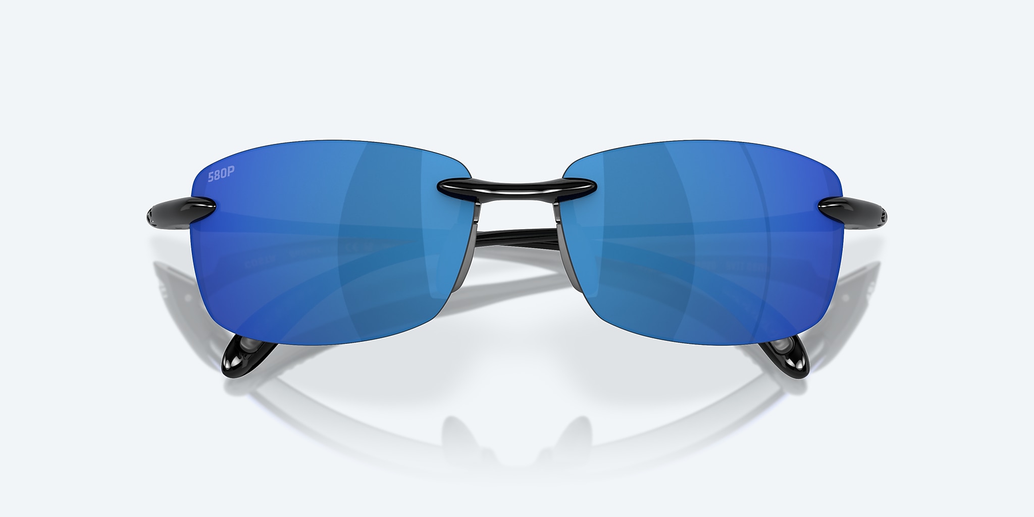 Sunglasses Costa Ballast M (60-15) with Blue Mirror lens and Shiny Black frame Image 5 of 7 Sunglasses Costa Ballast M (60-15) with Blue Mirror lens and Shiny Black frame Image 5 of 7