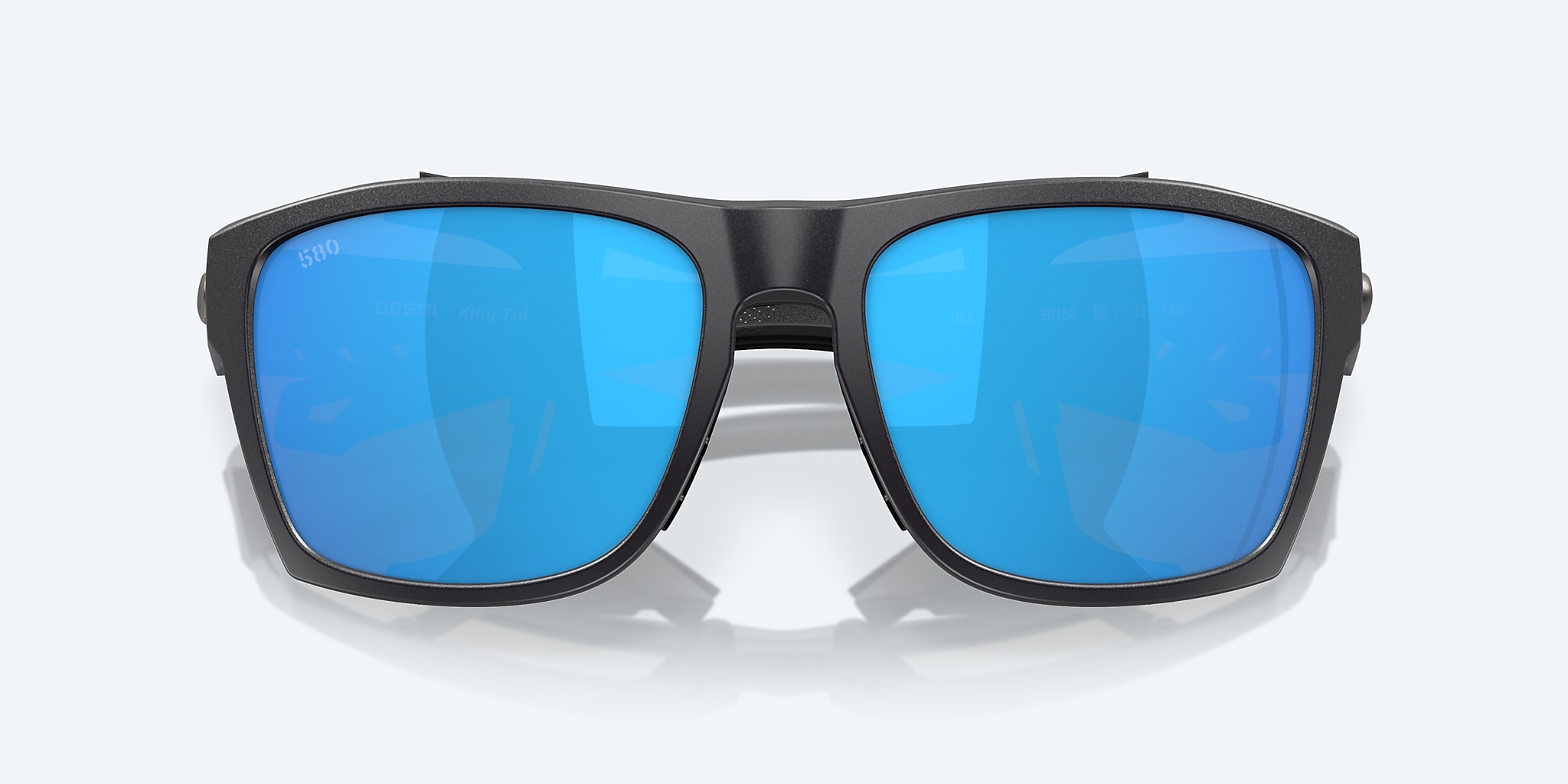 Sunglasses Costa King Tide 6 XL (58-17) with Blue Mirror lens and Black Pearl frame Image 5 of 7 Sunglasses Costa King Tide 6 XL (58-17) with Blue Mirror lens and Black Pearl frame Image 5 of 7