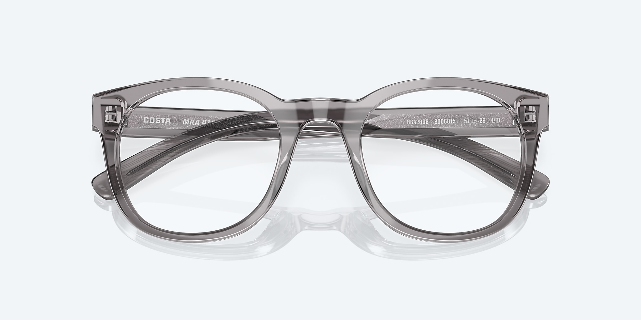 Eyeglasses Costa Mariana Trench 410 XS (49-22) with DEMO LENS lens and Gray frame Image 5 of 7 Eyeglasses Costa Mariana Trench 410 XS (49-22) with DEMO LENS lens and Gray frame Image 5 of 7