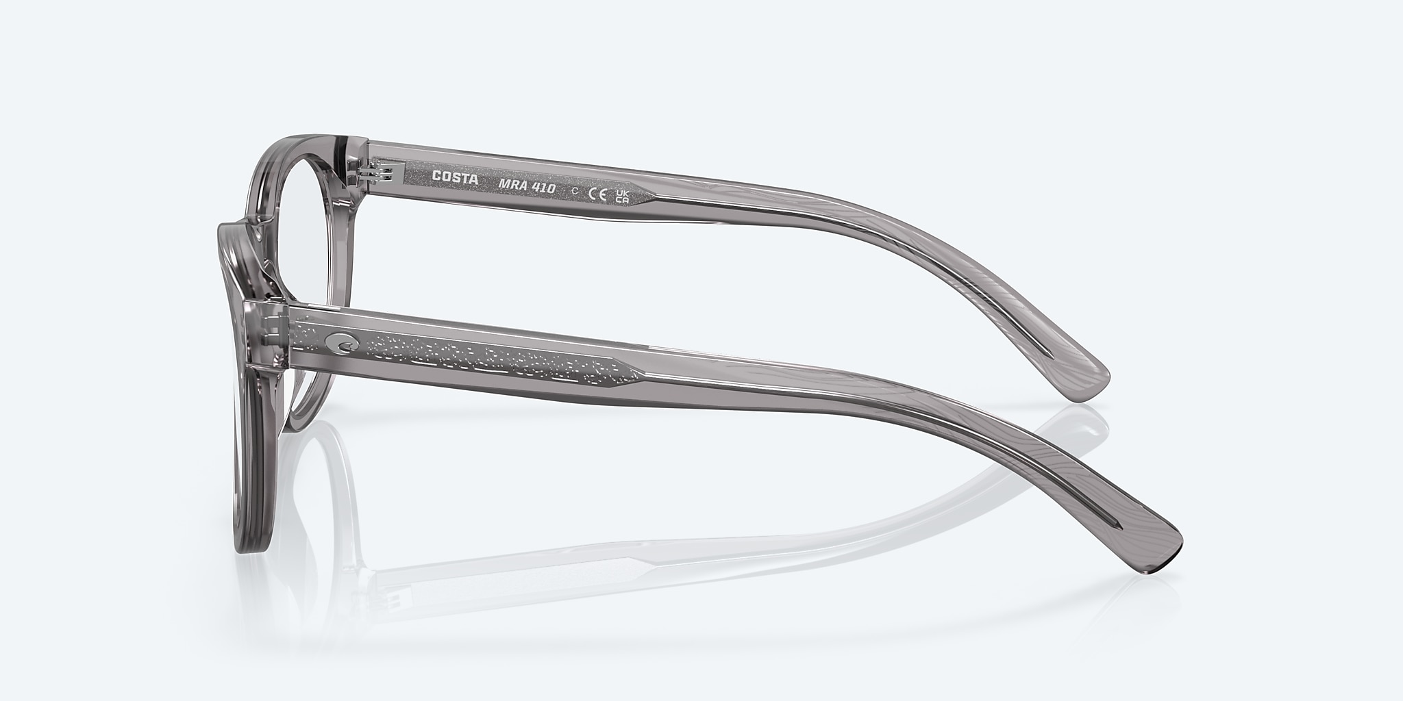 Eyeglasses Costa Mariana Trench 410 XS (49-22) with DEMO LENS lens and Gray frame Image 3 of 7 Eyeglasses Costa Mariana Trench 410 XS (49-22) with DEMO LENS lens and Gray frame Image 3 of 7