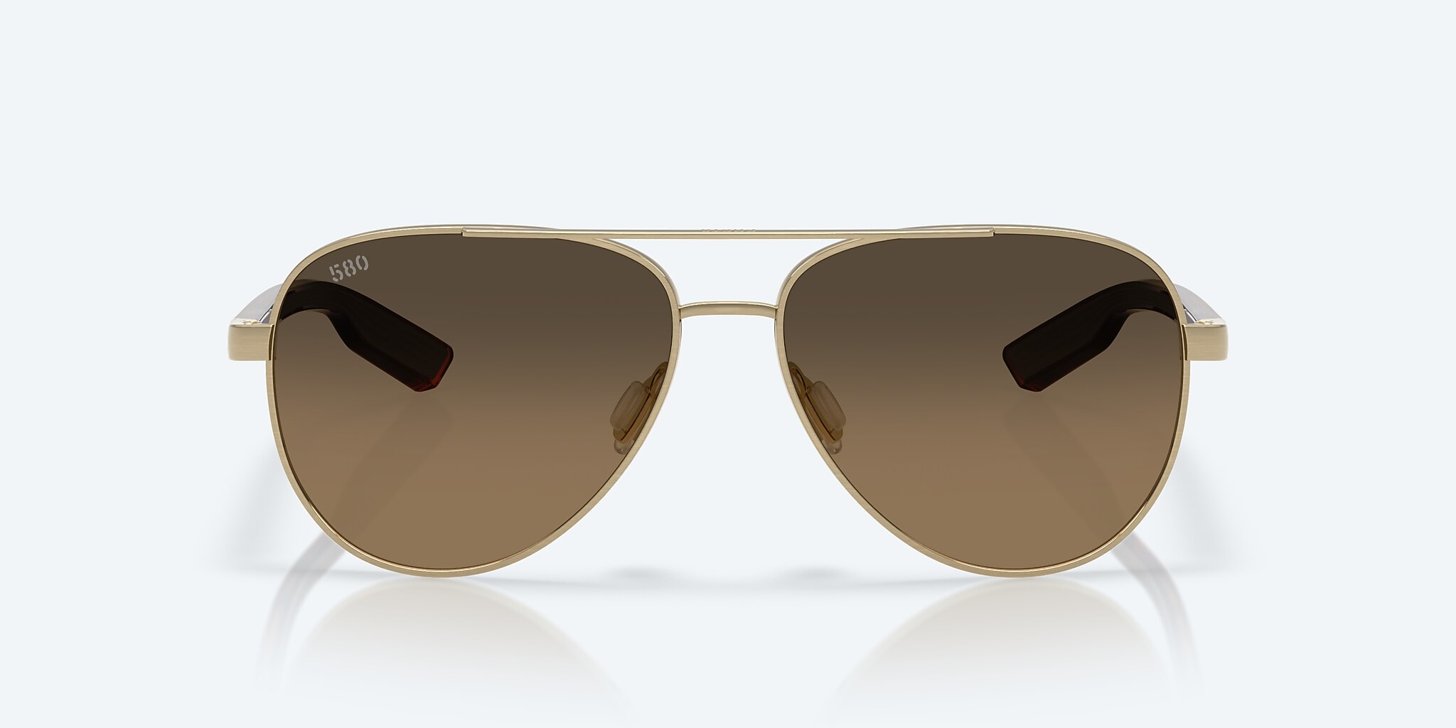 Sunglasses Costa Peli L (57-14) with Copper lens and Brushed Gold frame Image 2 of 7