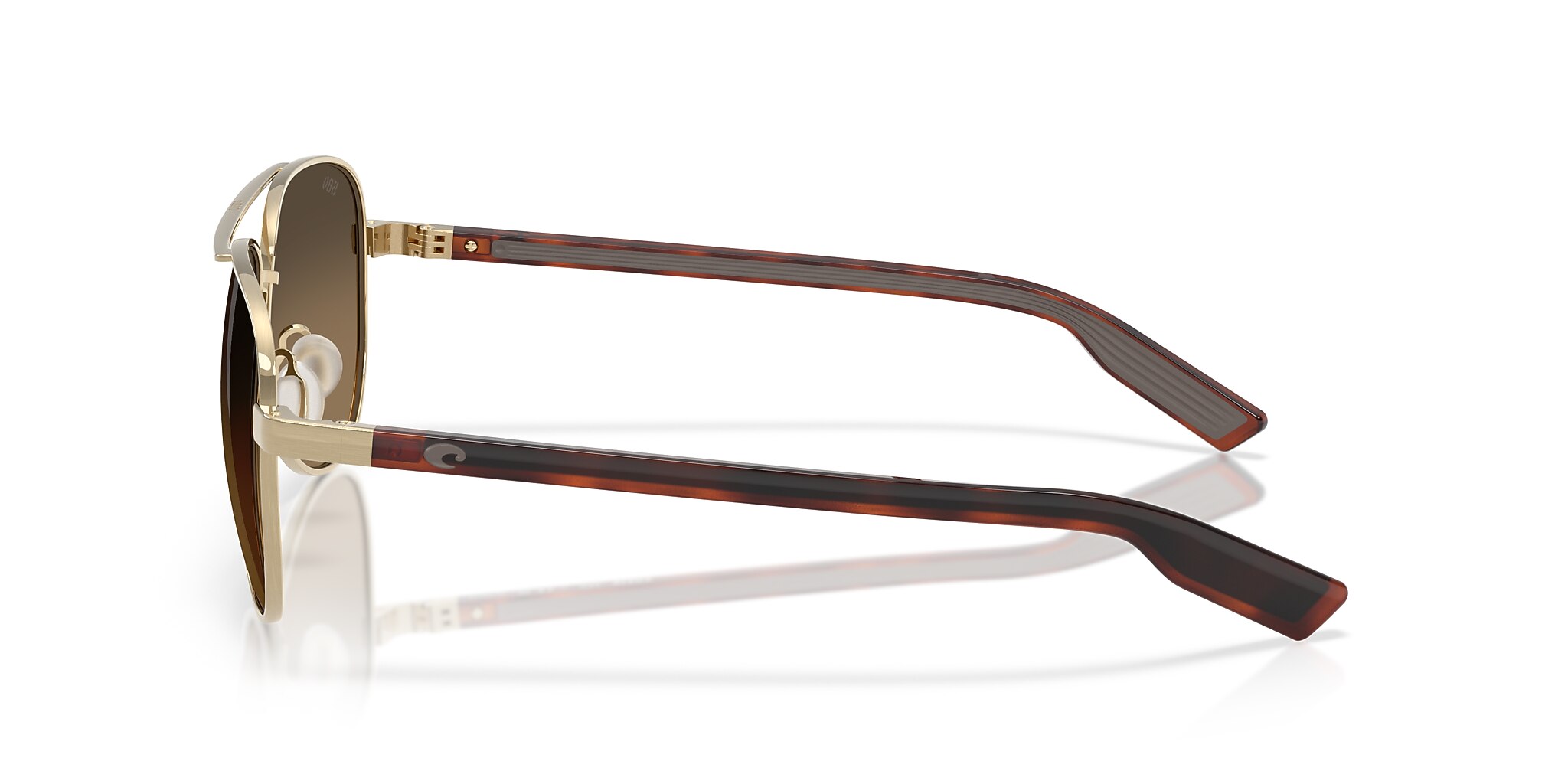 Costa Peli L (57-14) with Copper lenses and Brushed Gold frame