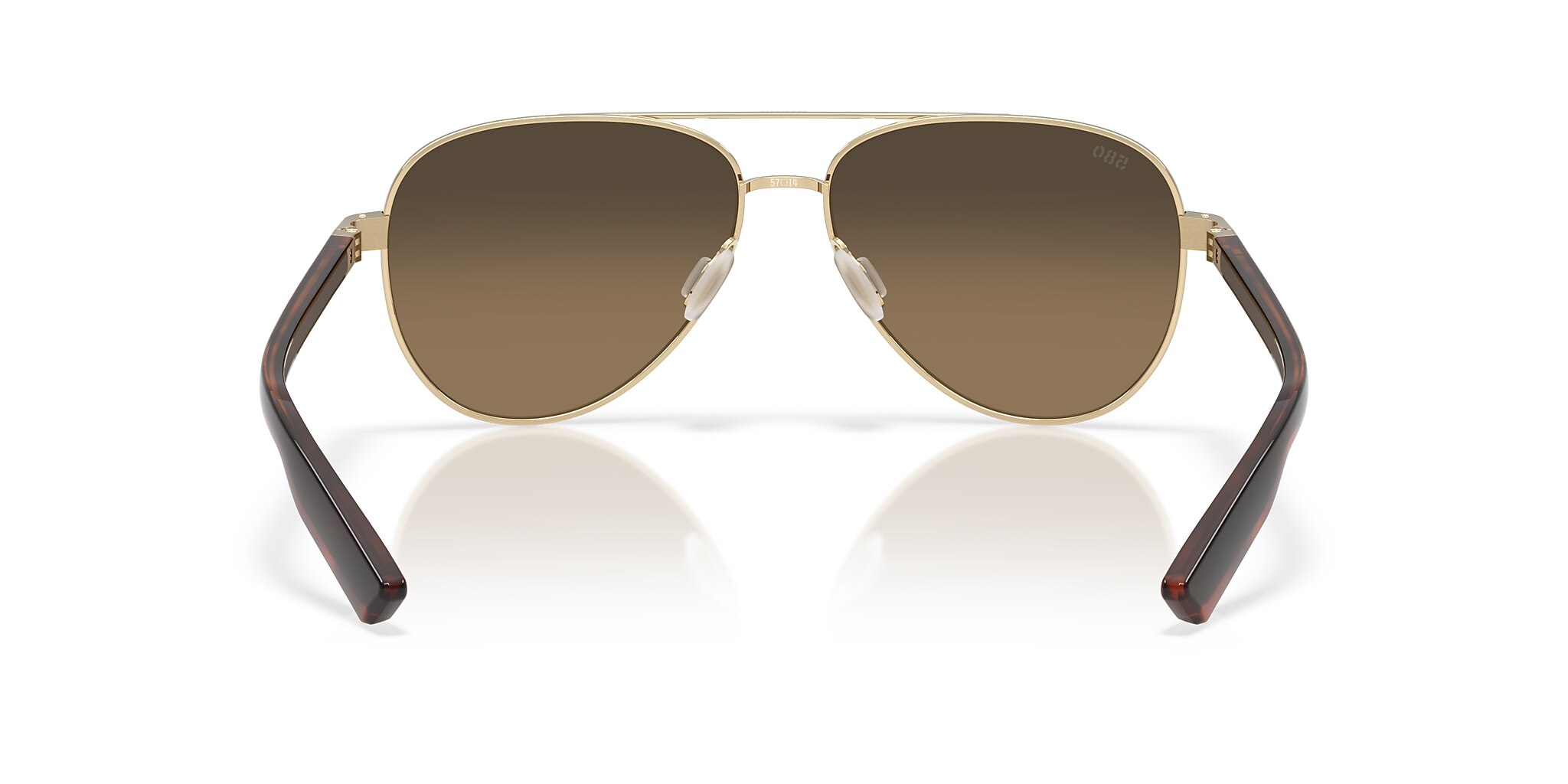 Costa Peli L (57-14) with Copper lenses and Brushed Gold frame