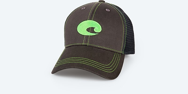 Neon Trucker Graphite Hat