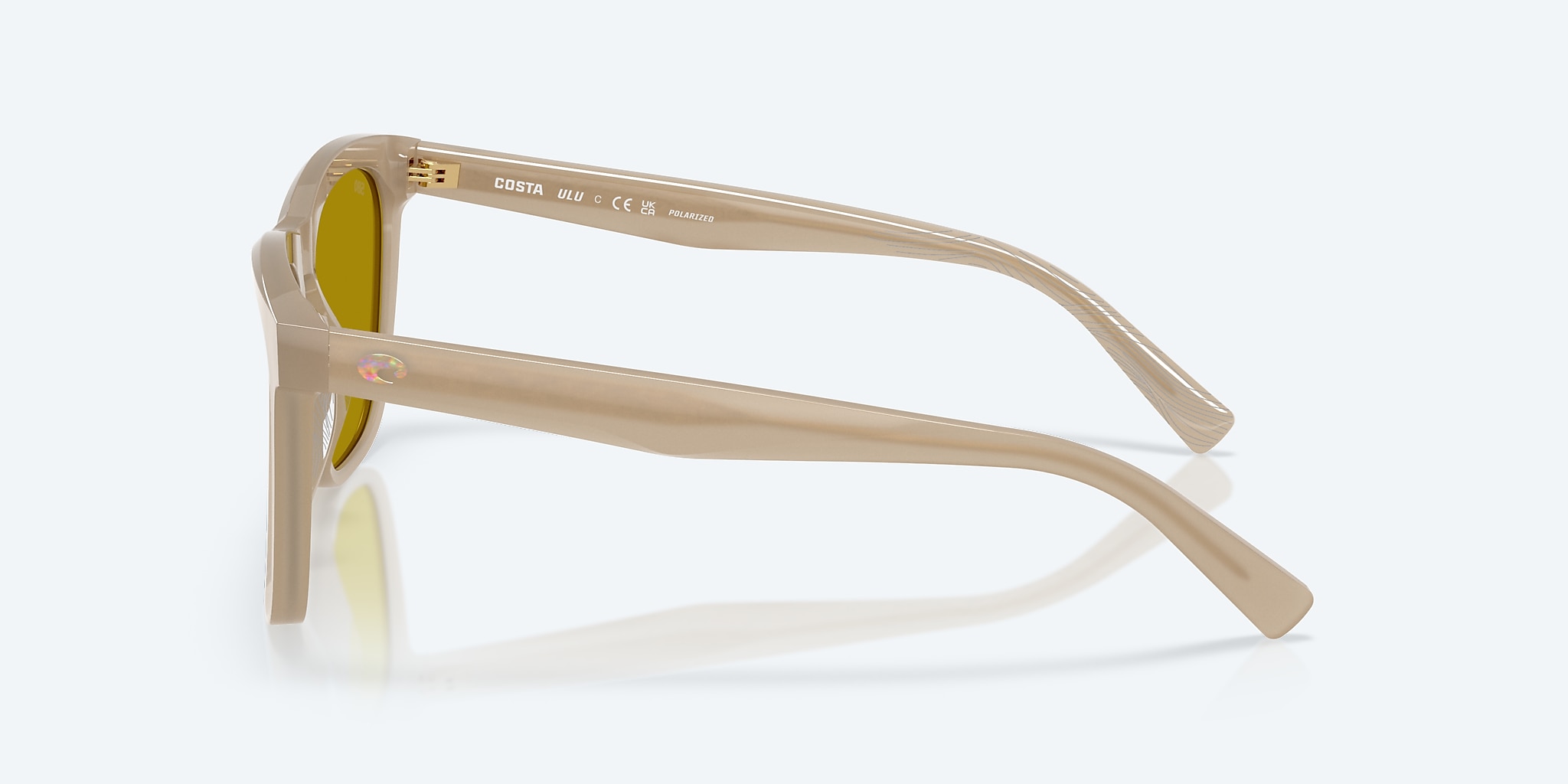 Sunglasses Costa Ulu L (56-17) with Sunrise Silver Mirror lens and Sea Foam frame Image 3 of 7 Sunglasses Costa Ulu L (56-17) with Sunrise Silver Mirror lens and Sea Foam frame Image 3 of 7