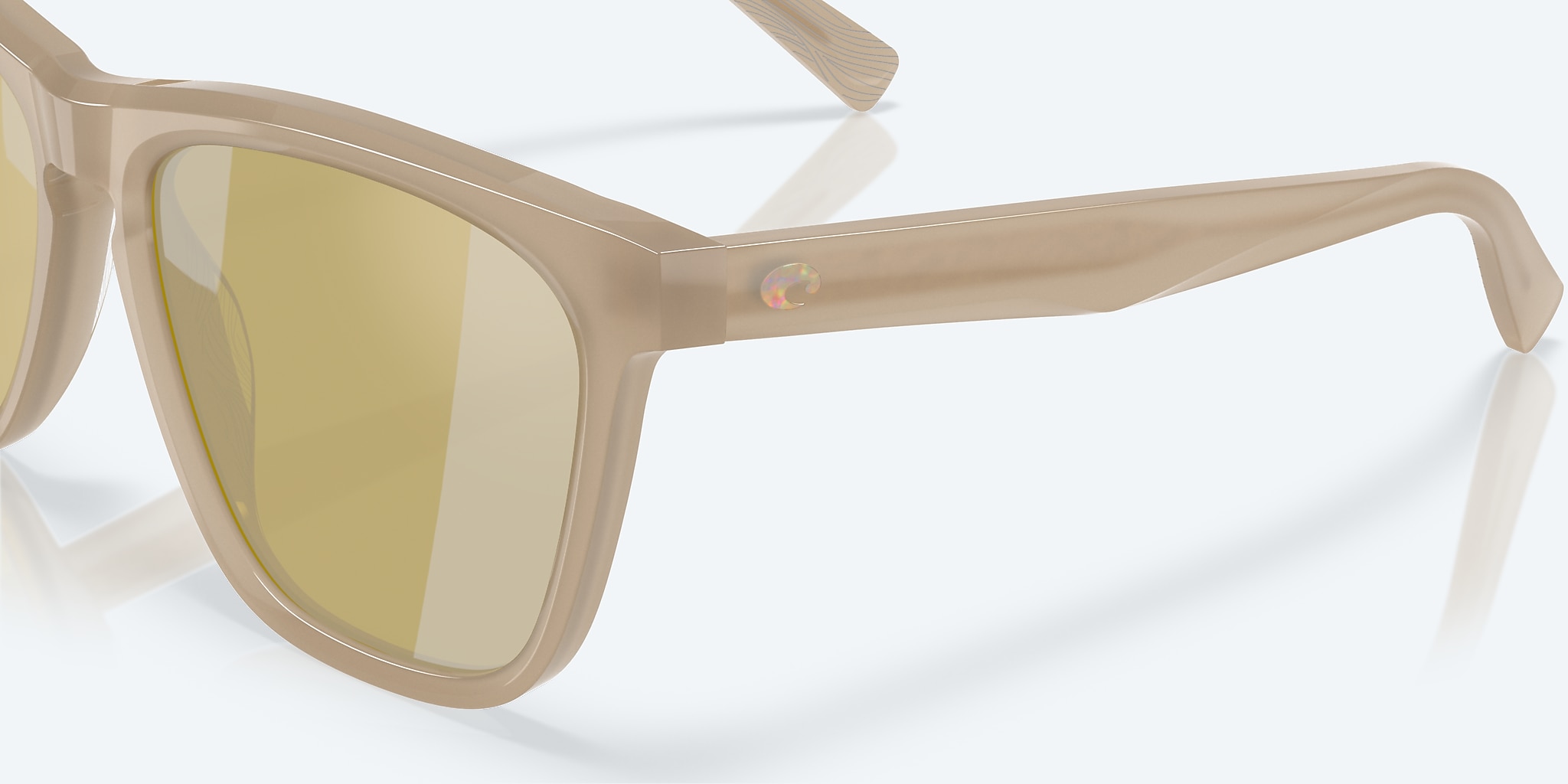 Sunglasses Costa Ulu L (56-17) with Sunrise Silver Mirror lens and Sea Foam frame Image 6 of 7 Sunglasses Costa Ulu L (56-17) with Sunrise Silver Mirror lens and Sea Foam frame Image 6 of 7