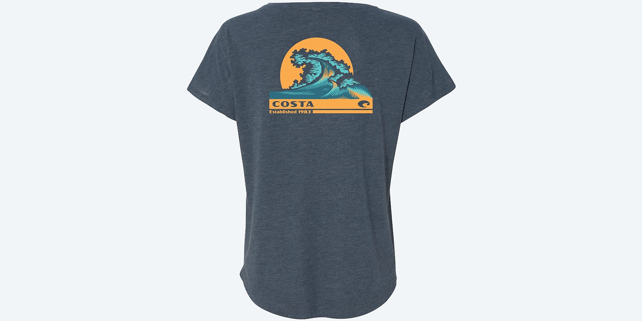 Apparel Heather Indigo Costa Rad Wave F Image 2 of 2 Apparel Heather Indigo Costa Rad Wave F Image 2 of 2