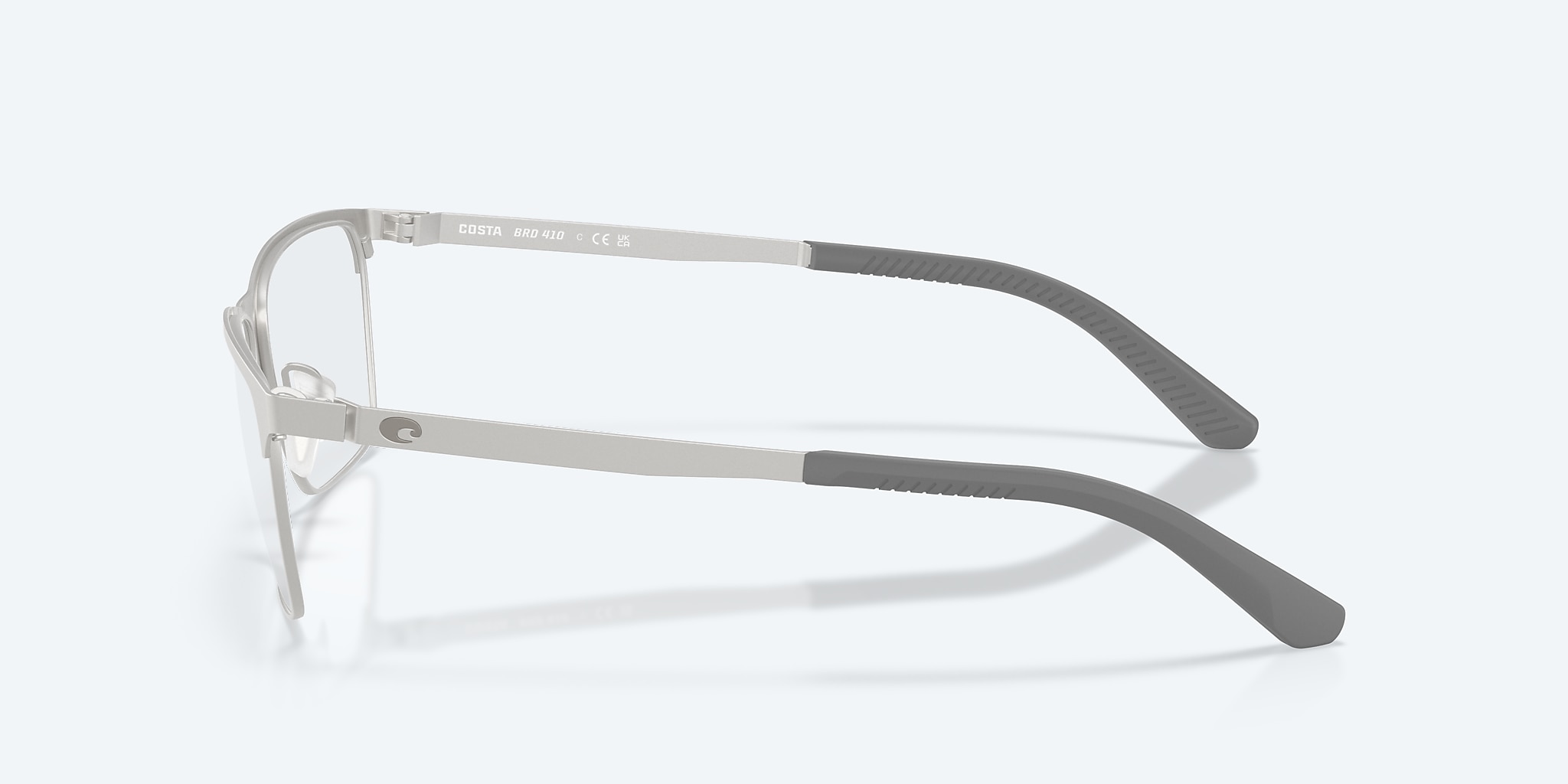 Lentes de Vista Costa Bimini Road 410 M (54-15) con Micas de Demostración lente y Plateado Satinado montura Imagen 3 de 7 Lentes de Vista Costa Bimini Road 410 M (54-15) con Micas de Demostración lente y Plateado Satinado montura Imagen 3 de 7