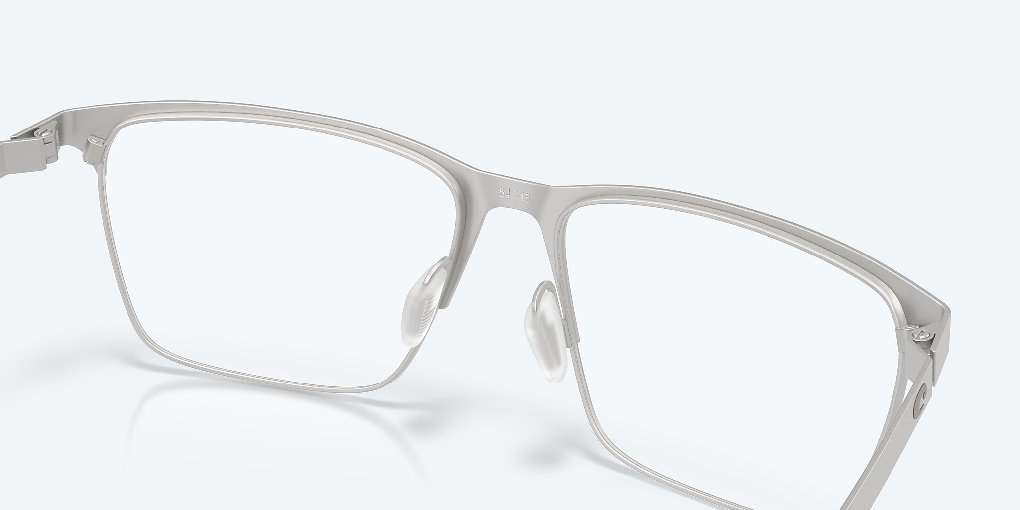 Lentes de Vista Costa Bimini Road 410 M (54-15) con Micas de Demostración lente y Plateado Satinado montura Imagen 7 de 7 Lentes de Vista Costa Bimini Road 410 M (54-15) con Micas de Demostración lente y Plateado Satinado montura Imagen 7 de 7