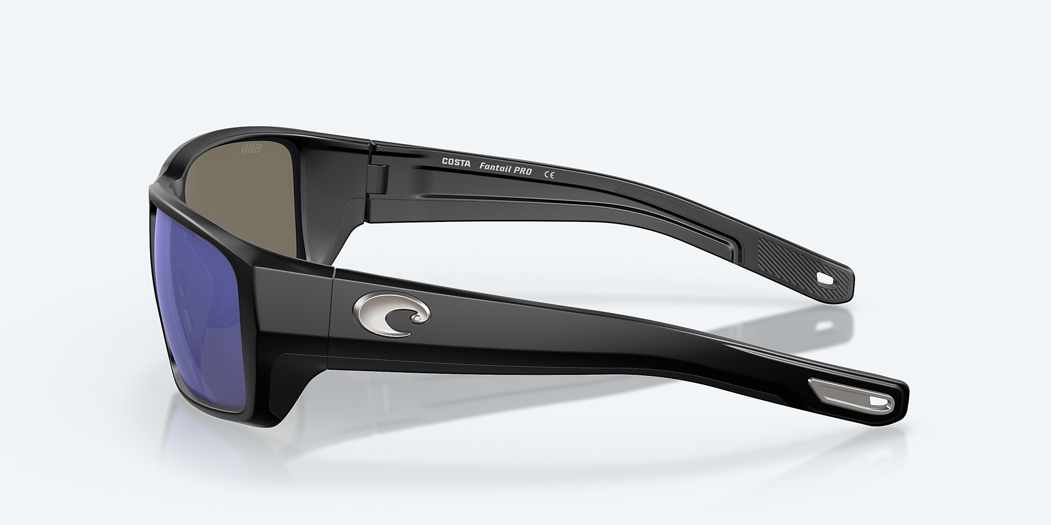 Lunettes de soleil Costa Fantail PRO L (60-15) avec Effet miroir Bleu verre et Noir mat monture Image 3 de 8 Lunettes de soleil Costa Fantail PRO L (60-15) avec Effet miroir Bleu verre et Noir mat monture Image 3 de 8