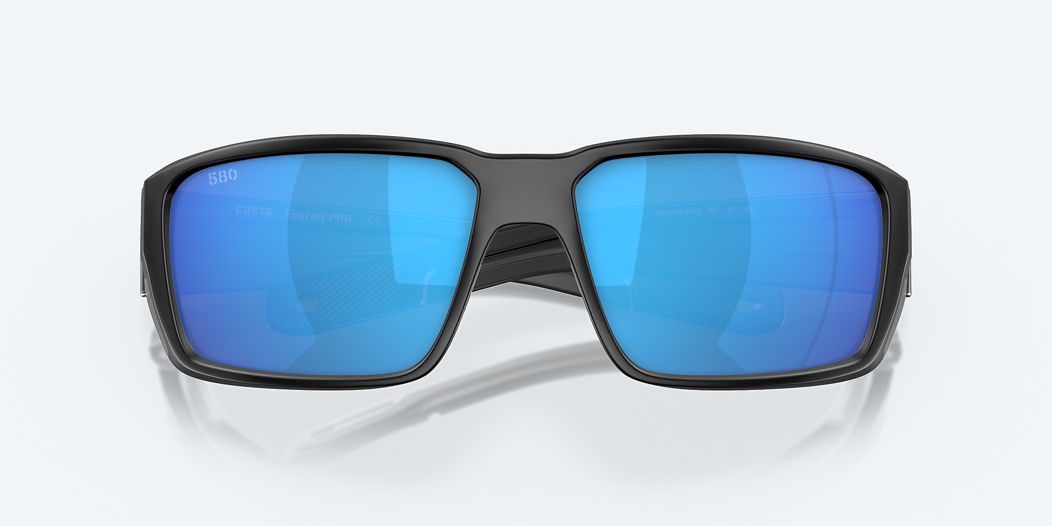 Lunettes de soleil Costa Fantail PRO L (60-15) avec Effet miroir Bleu verre et Noir mat monture Image 5 de 8 Lunettes de soleil Costa Fantail PRO L (60-15) avec Effet miroir Bleu verre et Noir mat monture Image 5 de 8