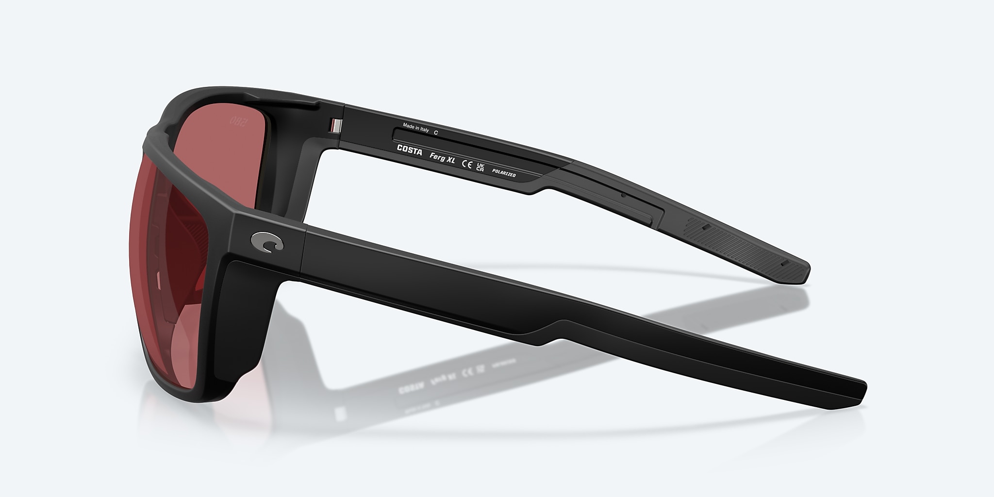 Sunglasses Costa Ferg XL XXL (62-16) with Rose lens and Matte Black frame Image 3 of 8 Sunglasses Costa Ferg XL XXL (62-16) with Rose lens and Matte Black frame Image 3 of 8