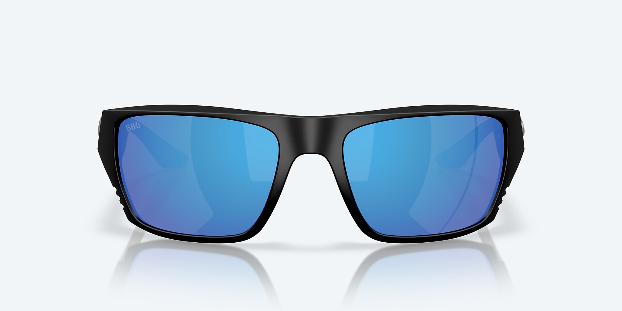 Sunglasses Costa Finlet L (59-19) with Blue Mirror lens and Matte Black frame Image 2 of 8 Sunglasses Costa Finlet L (59-19) with Blue Mirror lens and Matte Black frame Image 2 of 8