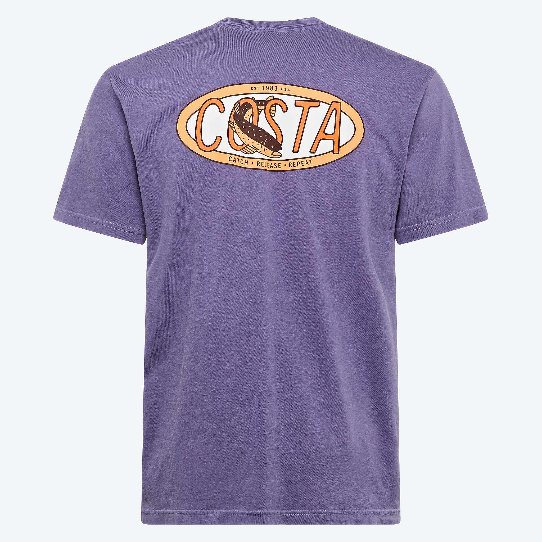 Apparel Washed Amethyst Costa Fish Badge Image 1 of 2