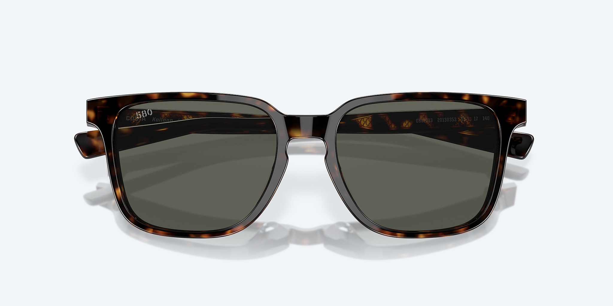 Sunglasses Costa Kailano S (53-17) with Gray lens and Tortoise frame Image 6 of 8 Sunglasses Costa Kailano S (53-17) with Gray lens and Tortoise frame Image 6 of 8