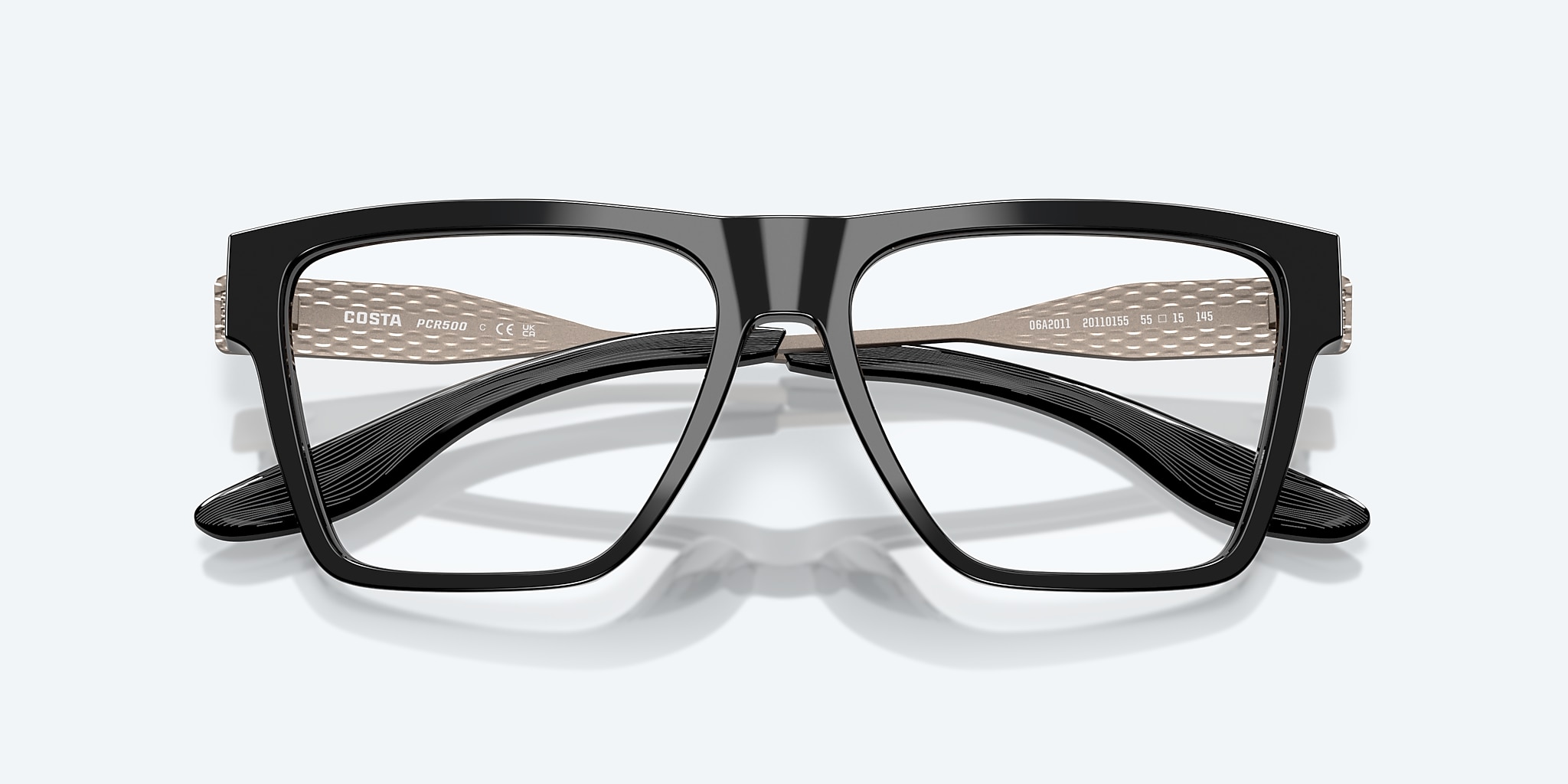 Eyeglasses Costa Pacific Rise 500 L (57-15) with Demo Lens lens and Black frame Image 6 of 8 Eyeglasses Costa Pacific Rise 500 L (57-15) with Demo Lens lens and Black frame Image 6 of 8