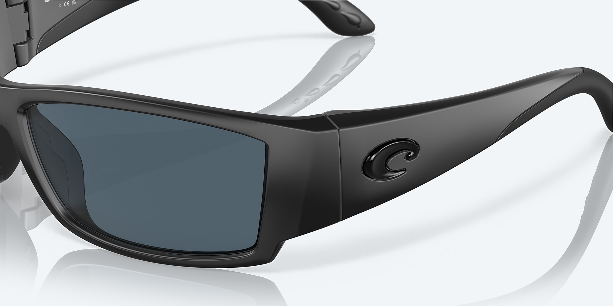 Sunglasses Costa Corbina L (61-18) with Gray lens and Blackout frame Image 6 of 7 Sunglasses Costa Corbina L (61-18) with Gray lens and Blackout frame Image 6 of 7