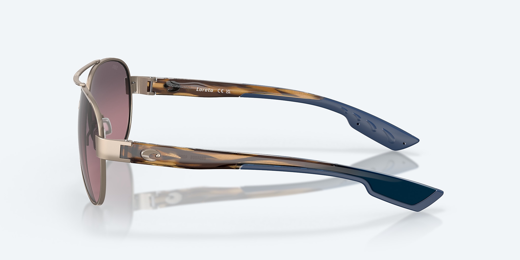 Sunglasses Costa Loreto M (56-14) with Rose Gradient lens and Golden Pearl frame Image 3 of 7 Sunglasses Costa Loreto M (56-14) with Rose Gradient lens and Golden Pearl frame Image 3 of 7
