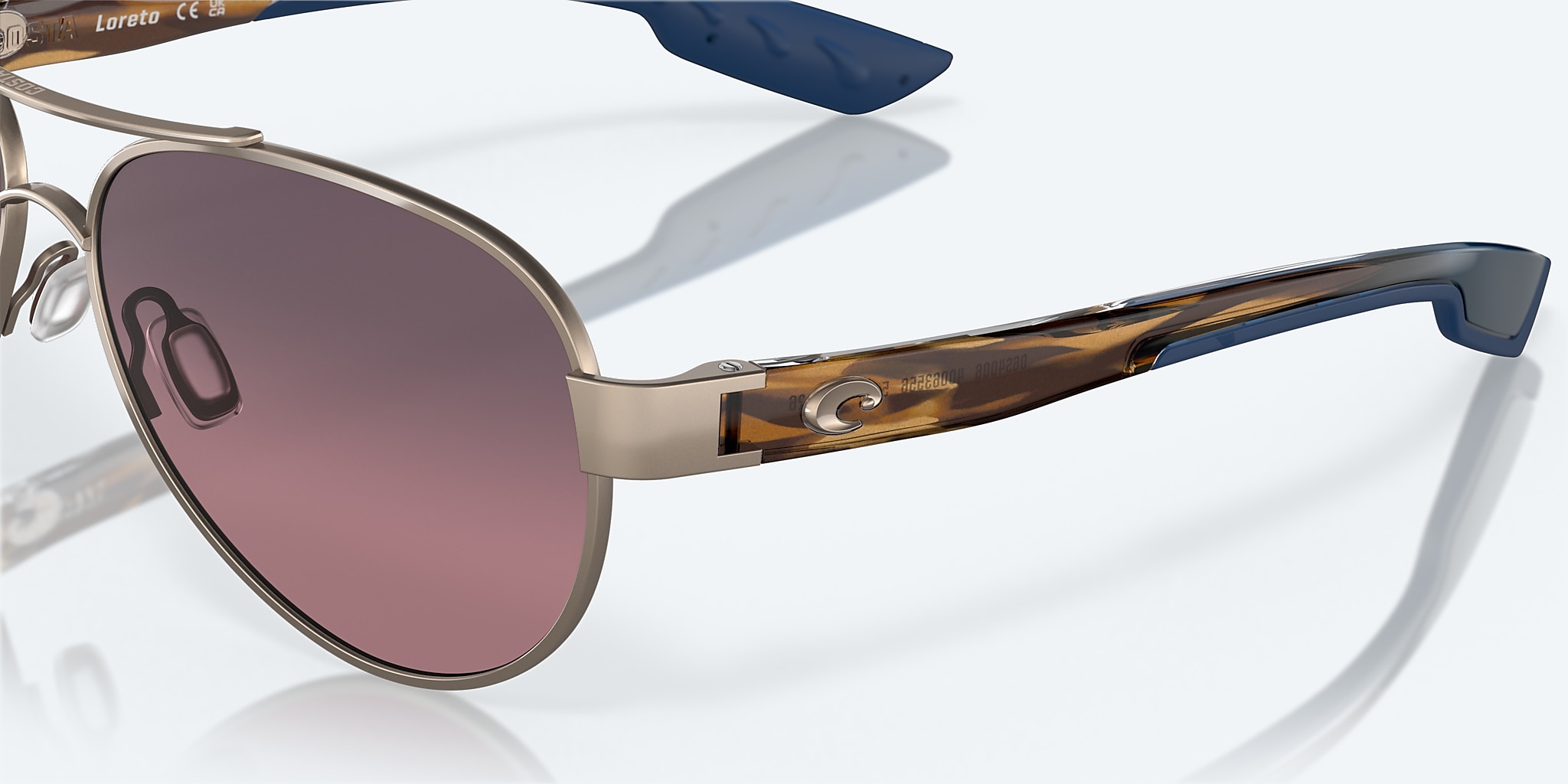 Sunglasses Costa Loreto M (56-14) with Rose Gradient lens and Golden Pearl frame Image 6 of 7 Sunglasses Costa Loreto M (56-14) with Rose Gradient lens and Golden Pearl frame Image 6 of 7