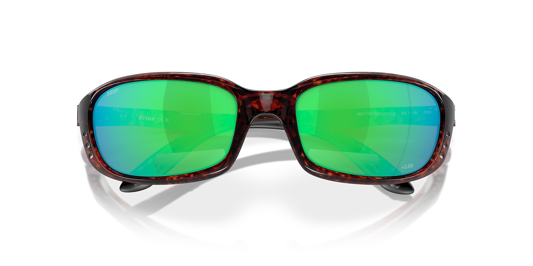 Costa Brine Readers M (59-18) with Green Mirror lenses and