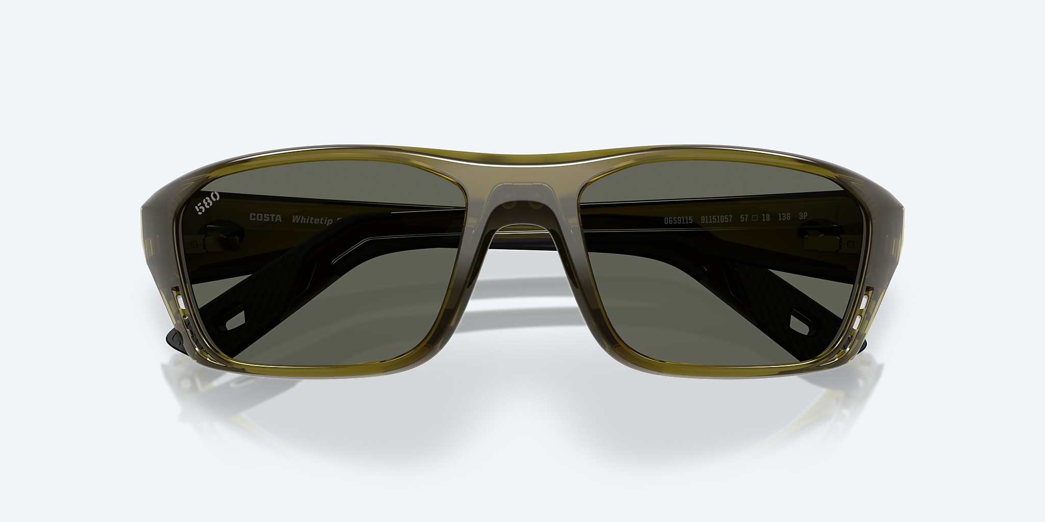 Lunettes de soleil Costa Whitetip PRO M (57-18) avec Gris verre et Herbier marin monture Image 5 de 7 Lunettes de soleil Costa Whitetip PRO M (57-18) avec Gris verre et Herbier marin monture Image 5 de 7