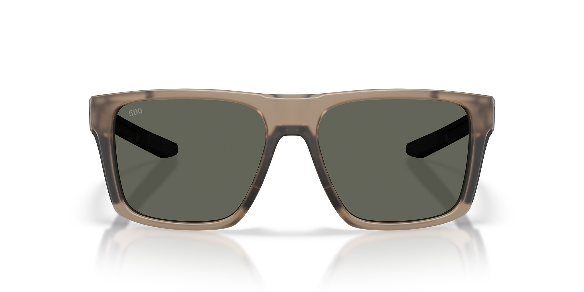 Costa Lido XL (57-16) with Gray lenses and Matte Brown Smoke frame