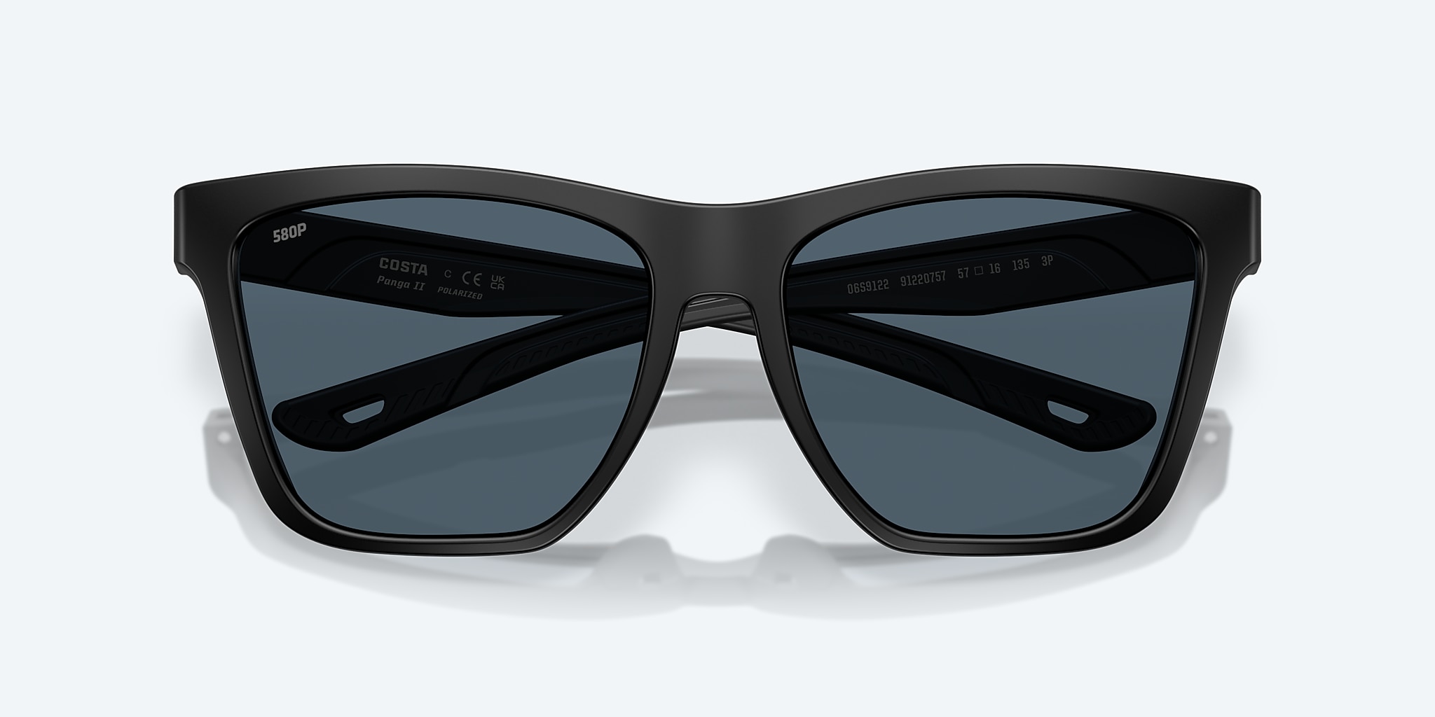 Sunglasses Costa Panga II XL (57-16) with Gray lens and Matte Black frame Image 5 of 9 Sunglasses Costa Panga II XL (57-16) with Gray lens and Matte Black frame Image 5 of 9