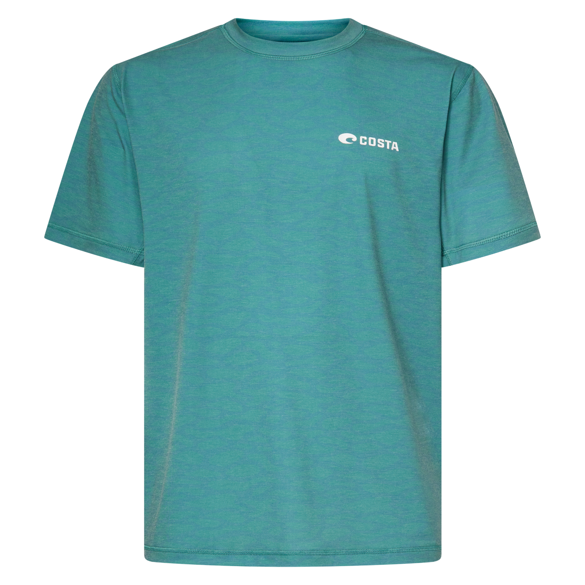 Costa Del Mar Urban Performance SS Crew Top T-Shirt Mens Water Print Seafoam FQA401347-7AO, XXL