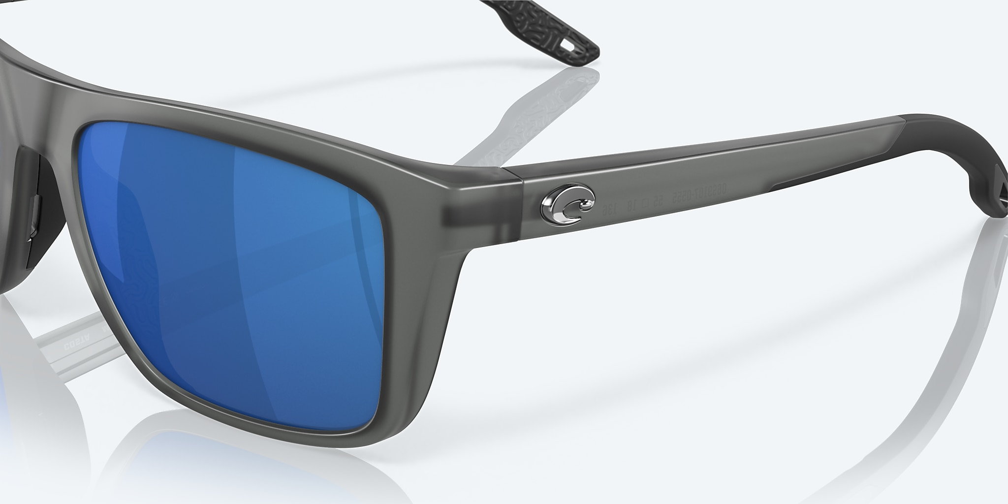 Sunglasses Costa Mainsail L (55-18) with Blue Mirror lens and Gray Crystal frame Image 6 of 7 Sunglasses Costa Mainsail L (55-18) with Blue Mirror lens and Gray Crystal frame Image 6 of 7
