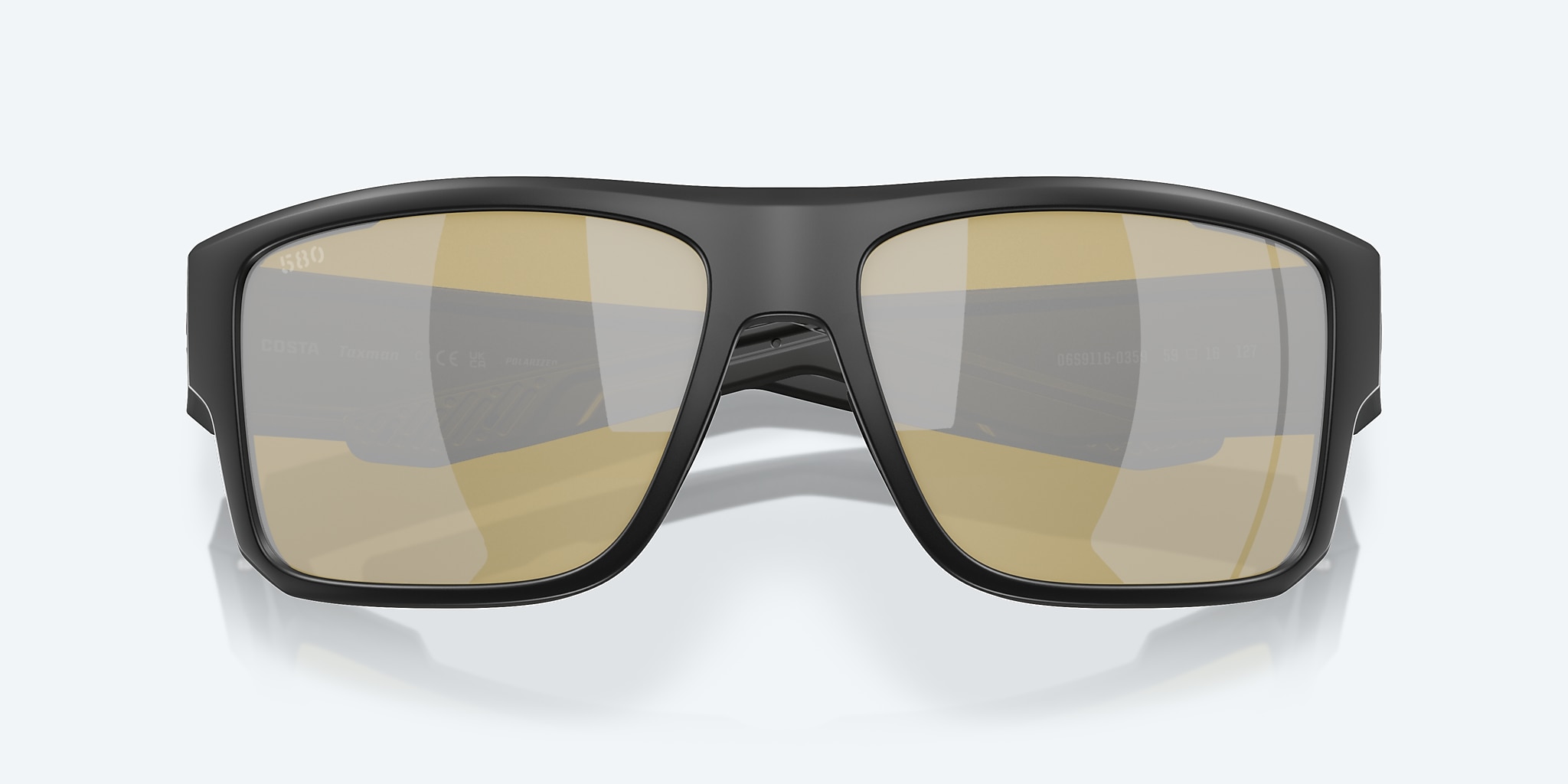 Sunglasses Costa Taxman L (59-16) with Sunrise Silver Mirror lens and Matte Black frame Image 5 of 8 Sunglasses Costa Taxman L (59-16) with Sunrise Silver Mirror lens and Matte Black frame Image 5 of 8