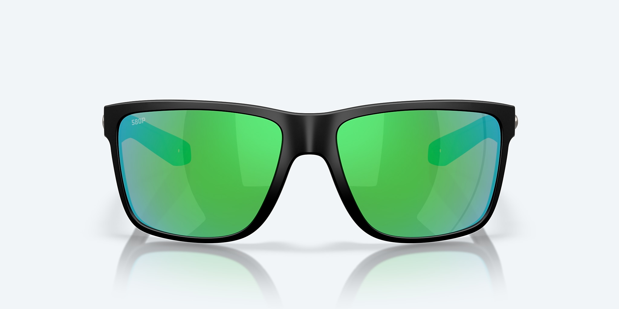 Sunglasses Costa Broadbill II L (58-15) with Green Mirror lens and Matte Black frame Image 2 of 7 Sunglasses Costa Broadbill II L (58-15) with Green Mirror lens and Matte Black frame Image 2 of 7