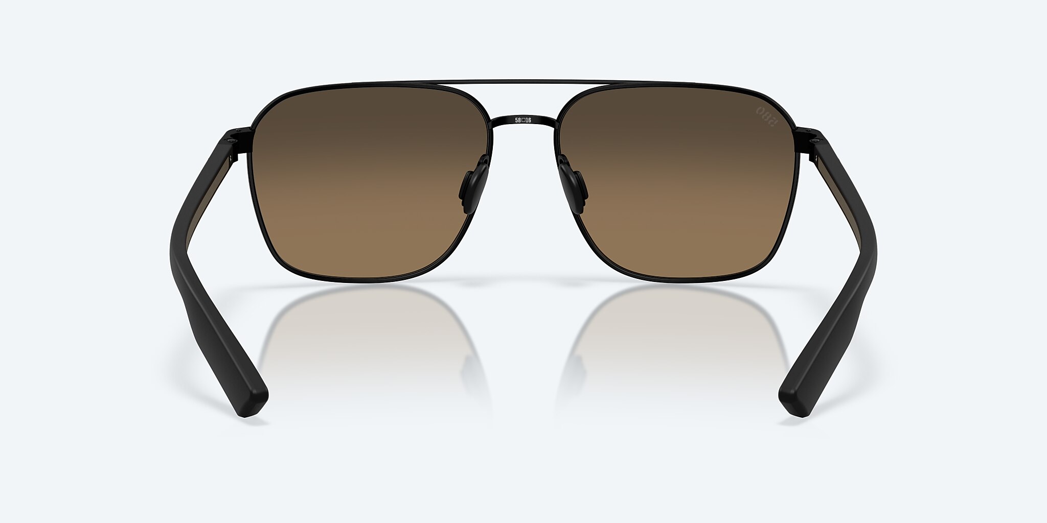 Sunglasses Costa Wader XL (58-16) with Copper lens and Satin Black frame Image 4 of 7
