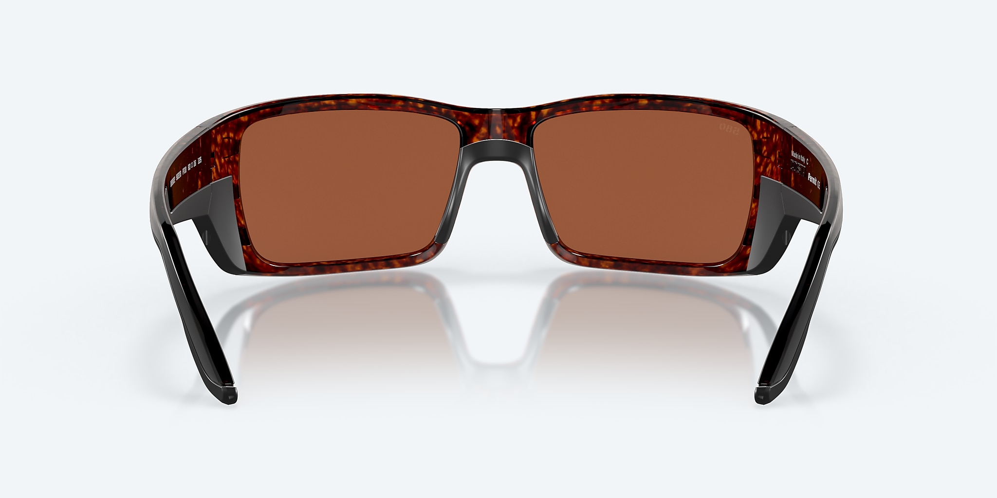 Lunettes de soleil Costa Permit XL (63-16) avec Effet miroir Vert verre et Écaille de tortue monture Image 4 de 7 Lunettes de soleil Costa Permit XL (63-16) avec Effet miroir Vert verre et Écaille de tortue monture Image 4 de 7