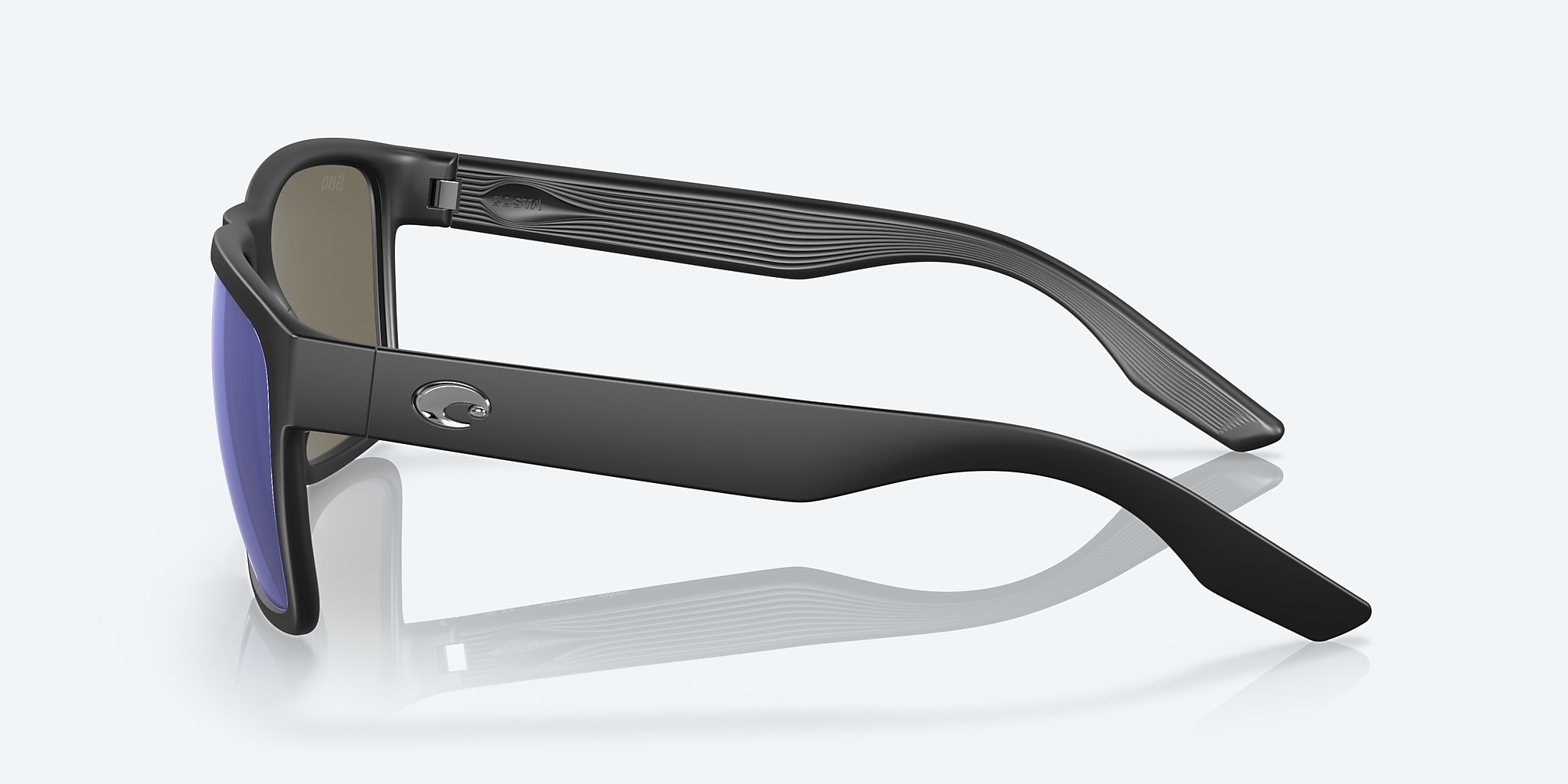 Sunglasses Costa Paunch XL XXL (59-18) with Blue Mirror lens and Matte Black frame Image 3 of 7 Sunglasses Costa Paunch XL XXL (59-18) with Blue Mirror lens and Matte Black frame Image 3 of 7