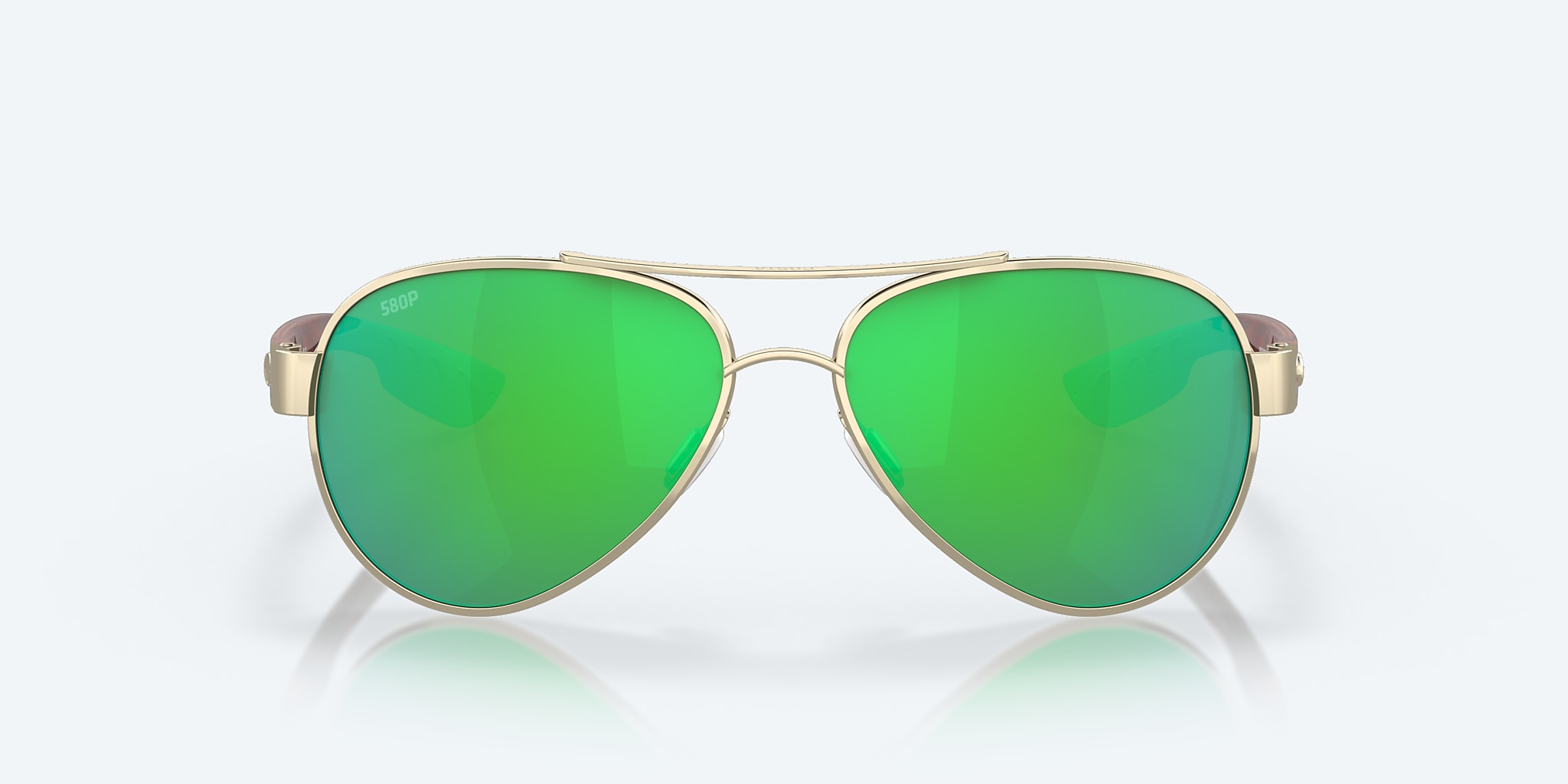Sunglasses Costa Loreto M (56-14) with Green Mirror lens and Rose Gold frame Image 2 of 7 Sunglasses Costa Loreto M (56-14) with Green Mirror lens and Rose Gold frame Image 2 of 7