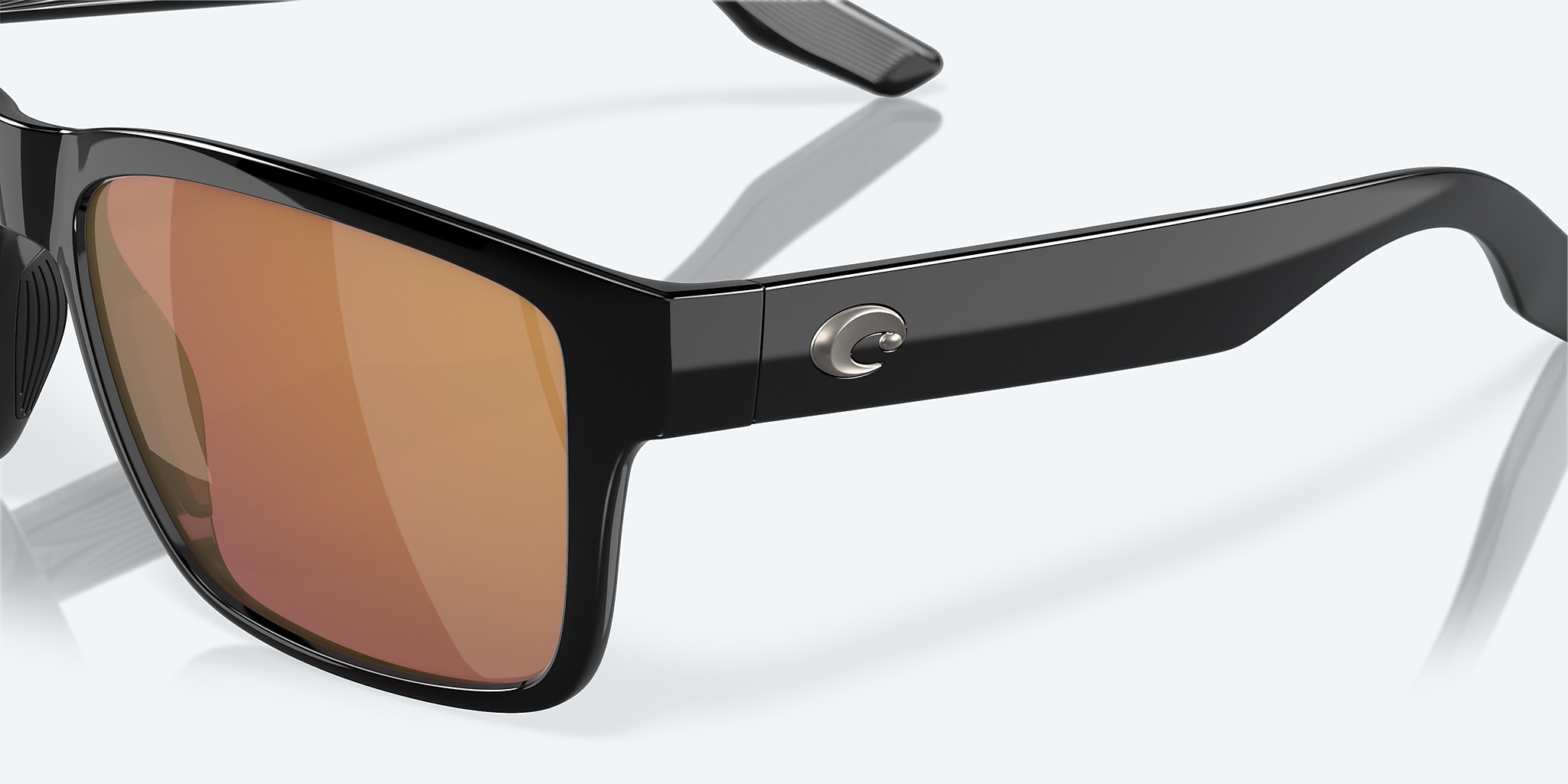 Sunglasses Costa Paunch XL (57-16) with Gold Mirror lens and Black frame Image 6 of 7 Sunglasses Costa Paunch XL (57-16) with Gold Mirror lens and Black frame Image 6 of 7