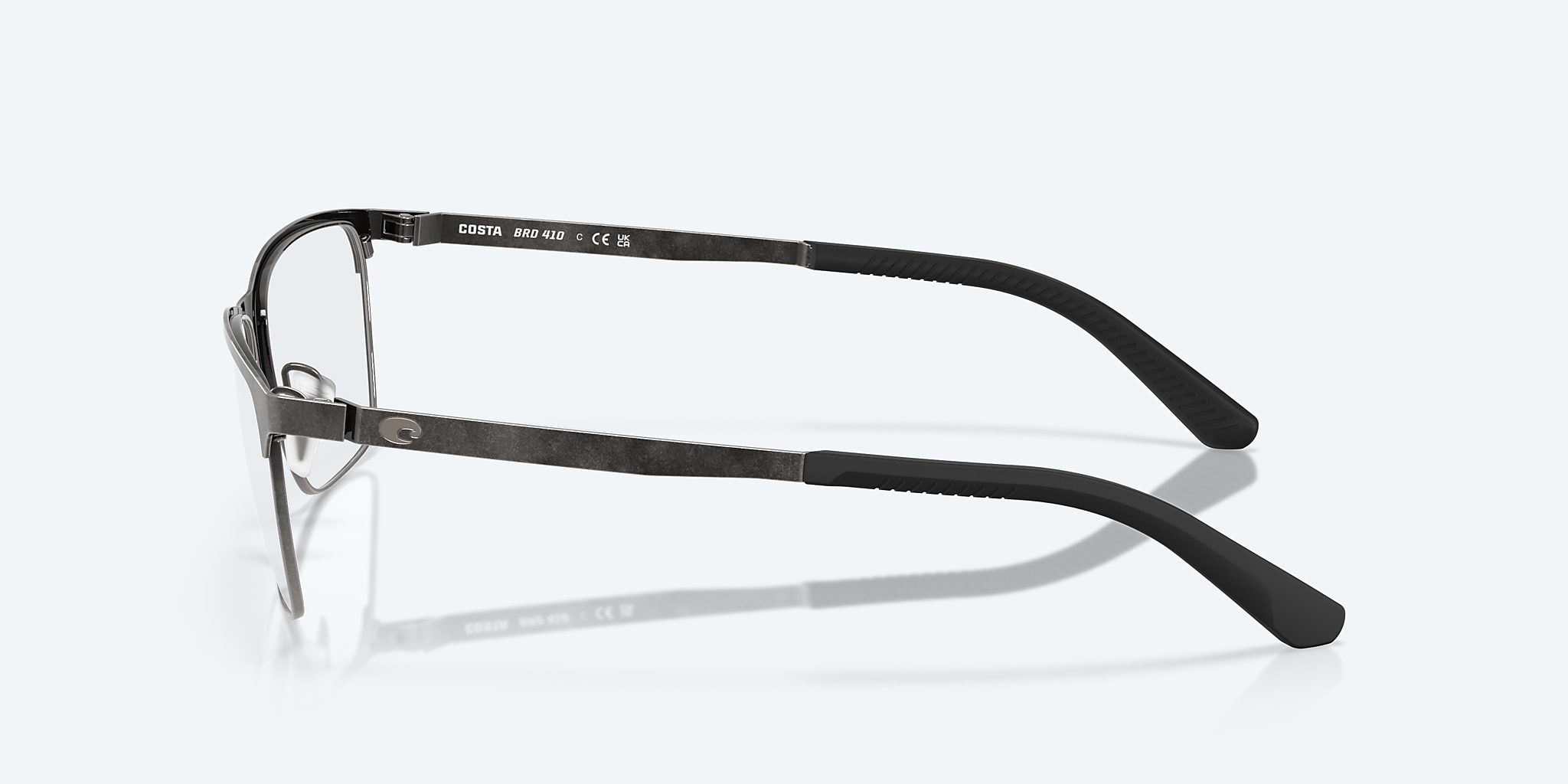 Eyeglasses Costa Bimini Road 410 S (52-15) with DEMO LENS lens and Weathered Black frame Image 3 of 7 Eyeglasses Costa Bimini Road 410 S (52-15) with DEMO LENS lens and Weathered Black frame Image 3 of 7