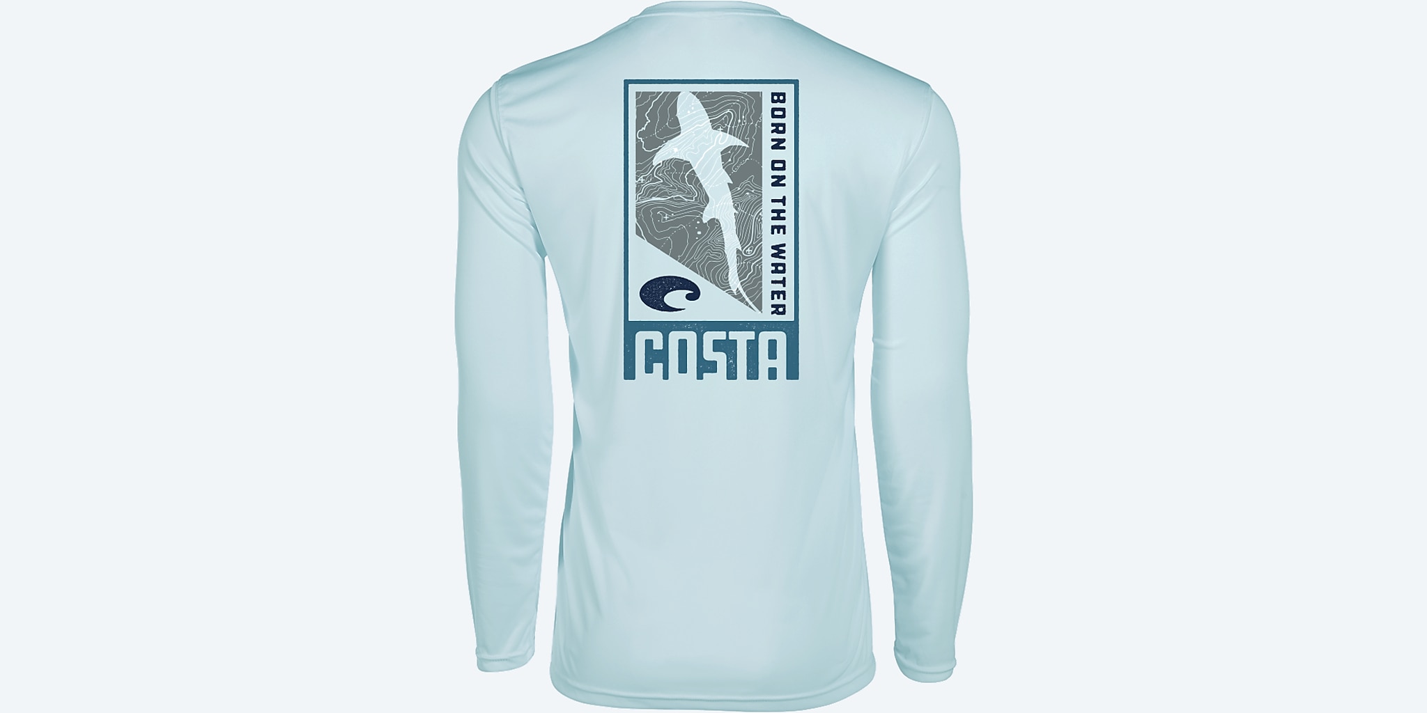 Apparel Shark Arctic Blue Costa Tech Finder Image 1 of 3 Apparel Shark Arctic Blue Costa Tech Finder Image 1 of 3