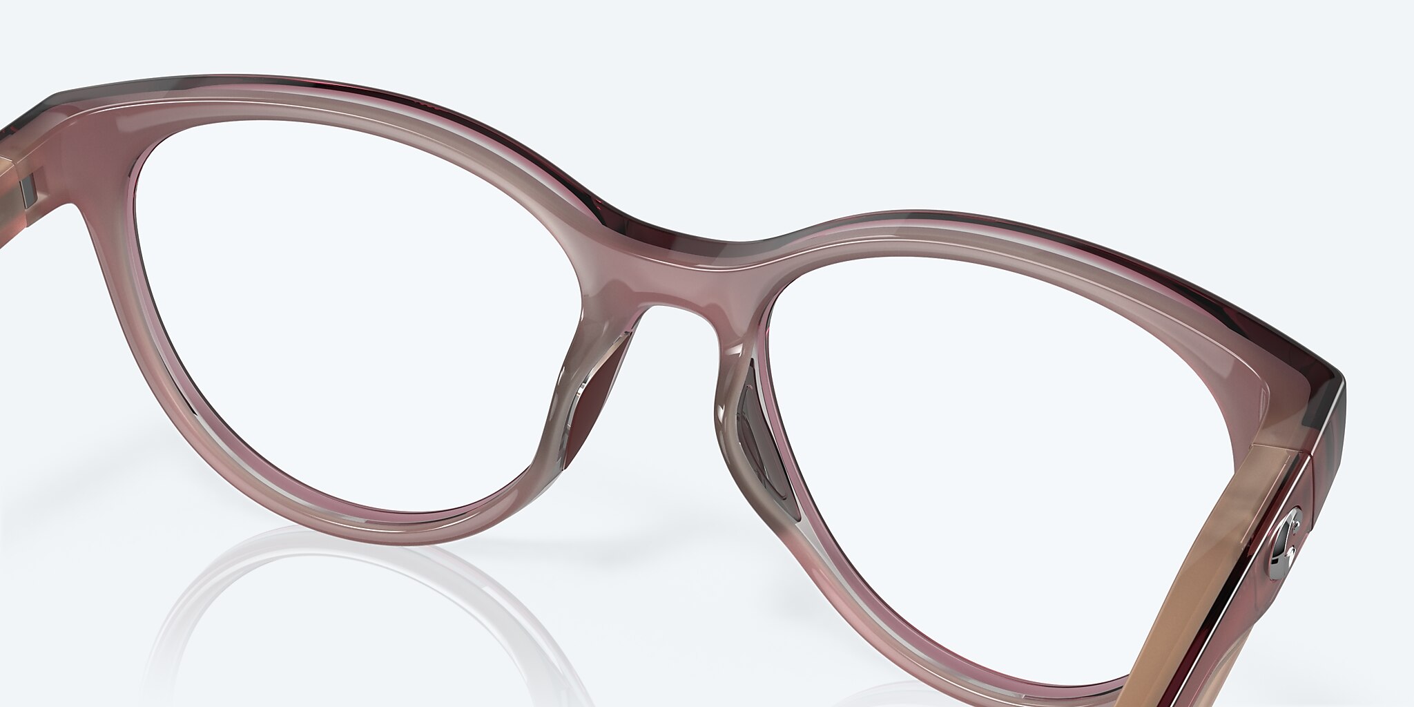 Eyeglasses Costa Ocean Ridge 510 L (53-17) with DEMO LENS lens and Urchin Smoke frame Image 7 of 7