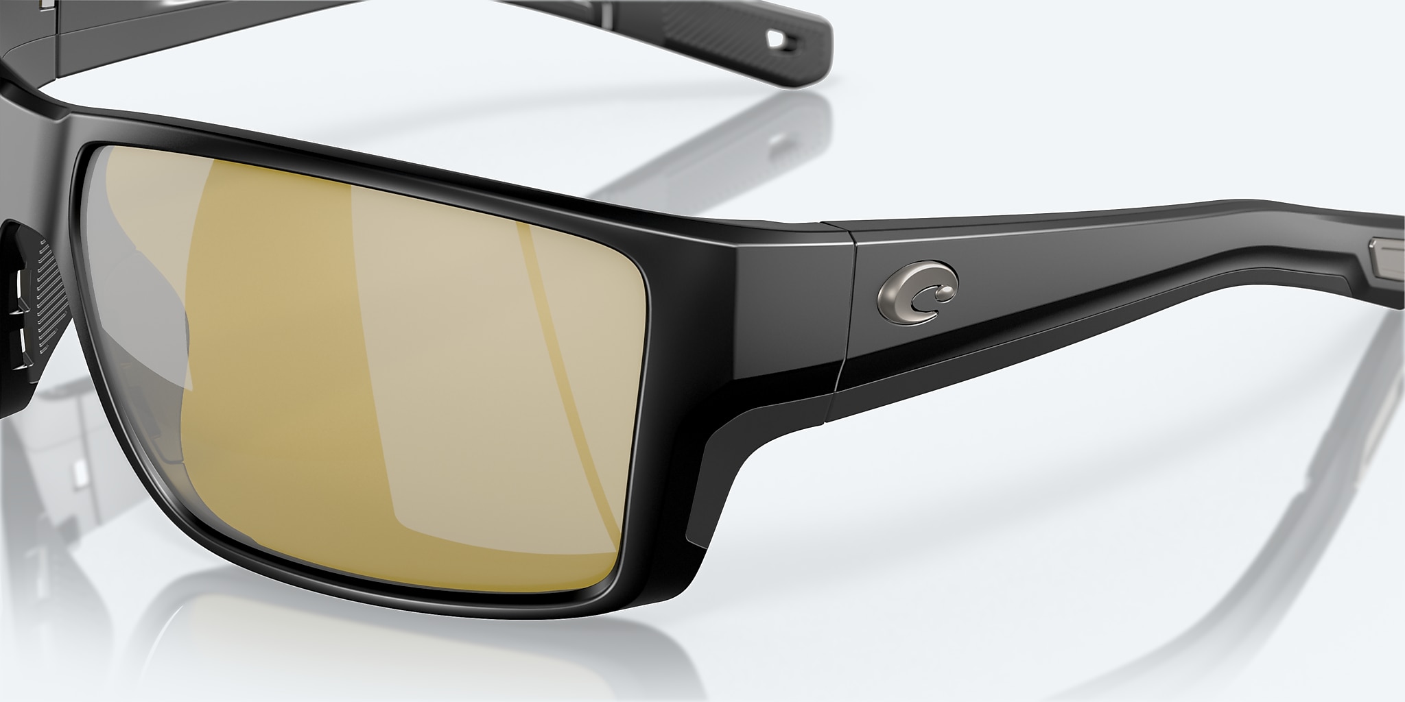Sunglasses Costa Reefton PRO XL (63-15) with Sunrise Silver Mirror lens and Matte Black frame Image 6 of 7 Sunglasses Costa Reefton PRO XL (63-15) with Sunrise Silver Mirror lens and Matte Black frame Image 6 of 7